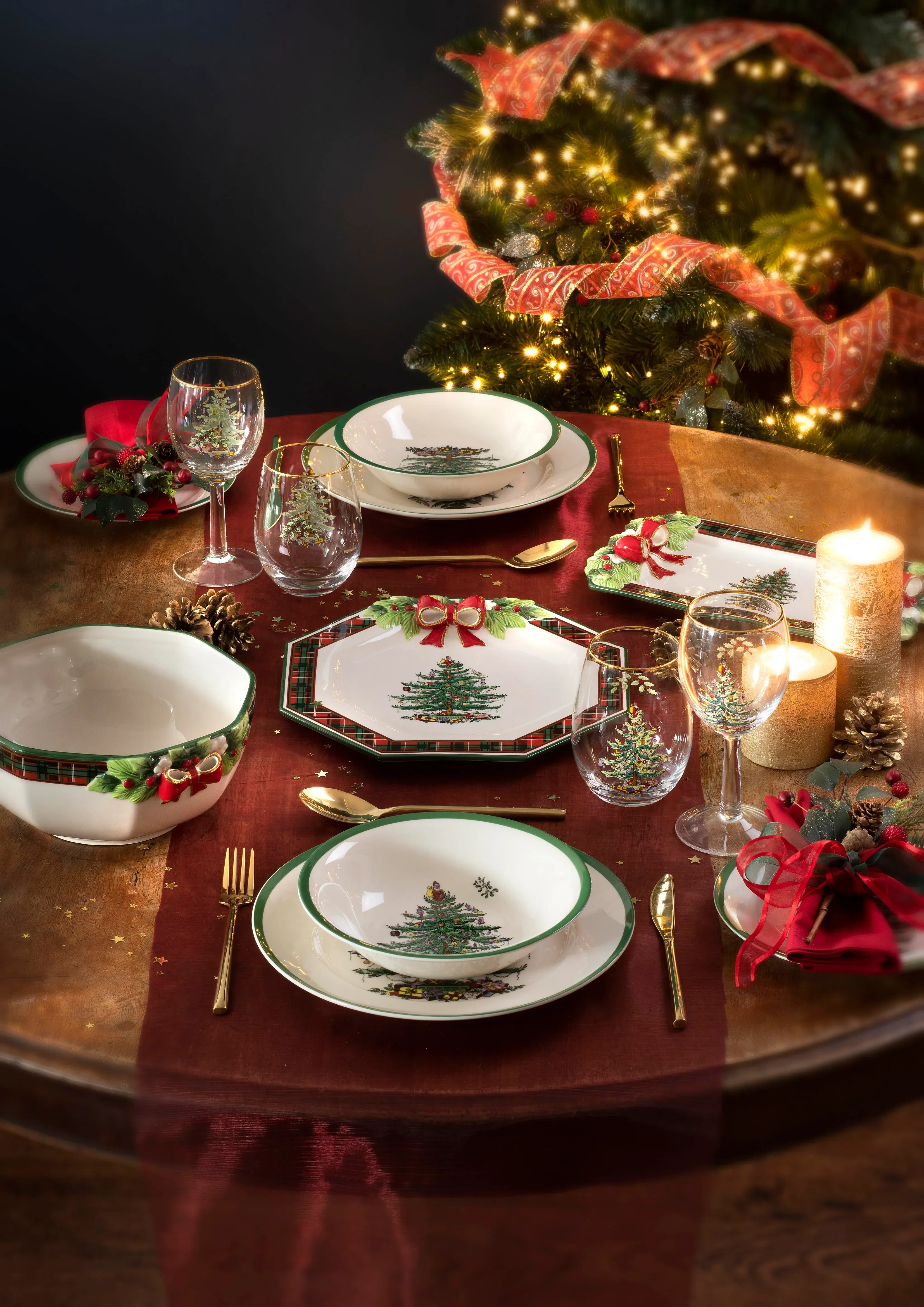 Table Setting Spode Christmas Decorations Spode Christmas Tree 12