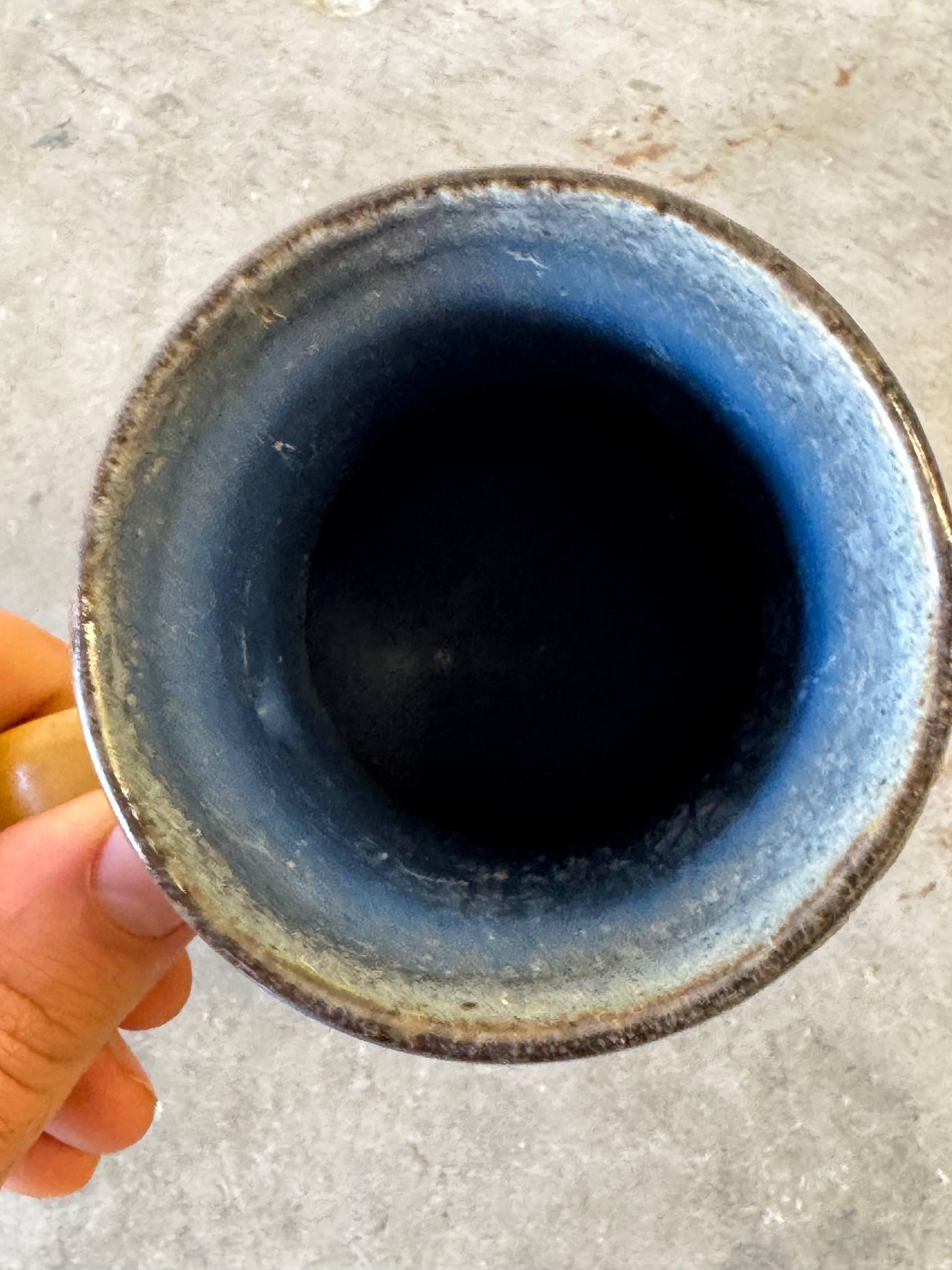 Mid-Century Strehla Keramik Vase, East German Pottery, Textured