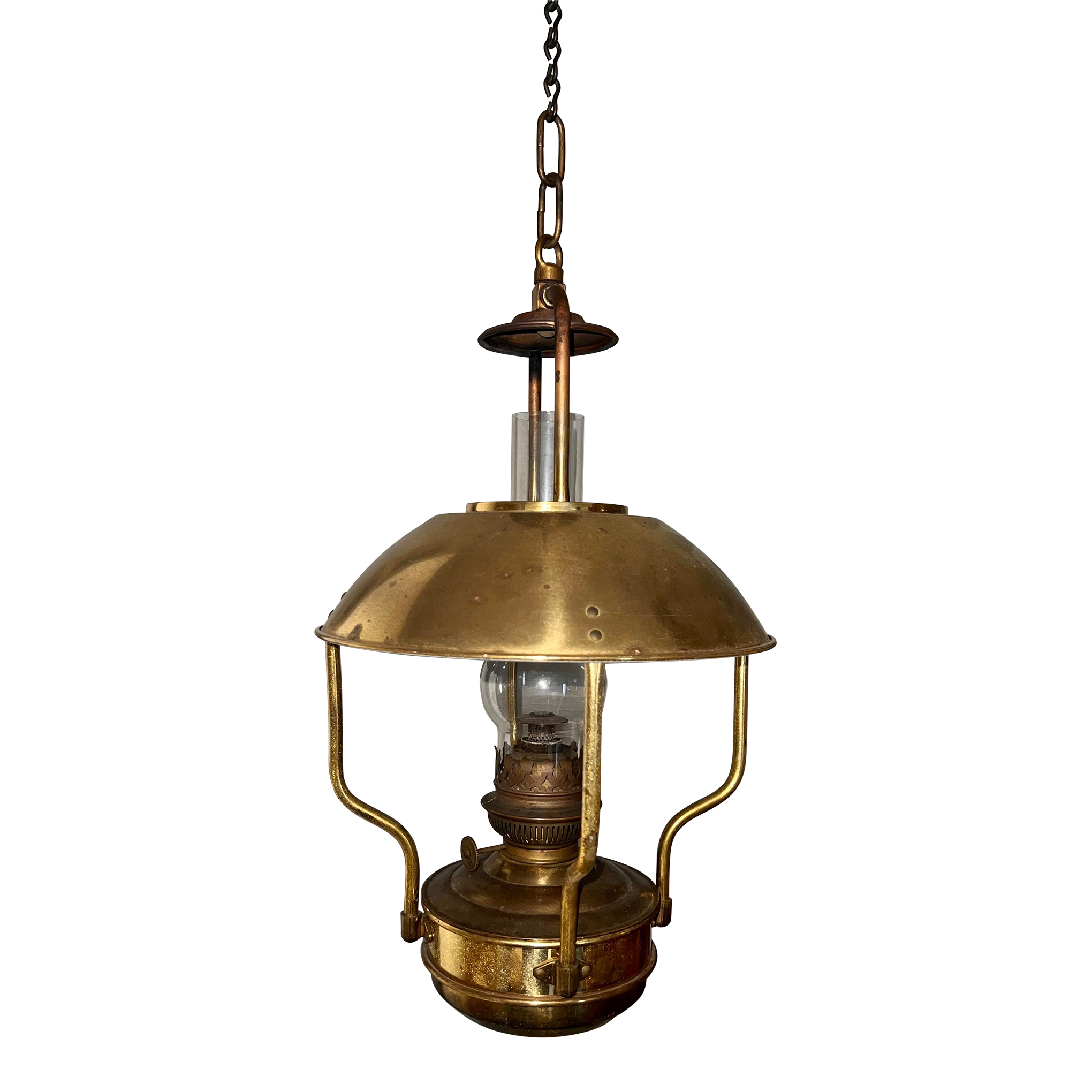 1920s D.H.R Holland Clipper Ship Oil Lamp Chairish