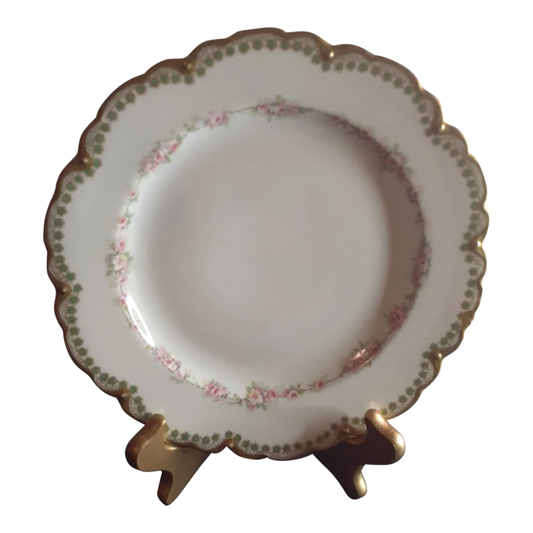 Antique Circa 1840 Theodore Haviland Limoges France Scalloped Plate Chairish