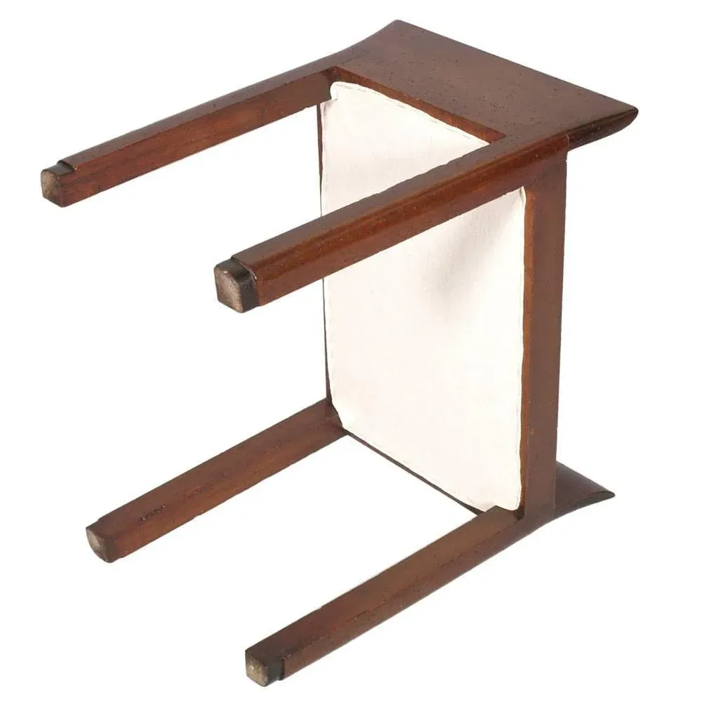 Art Deco Walnut Stool