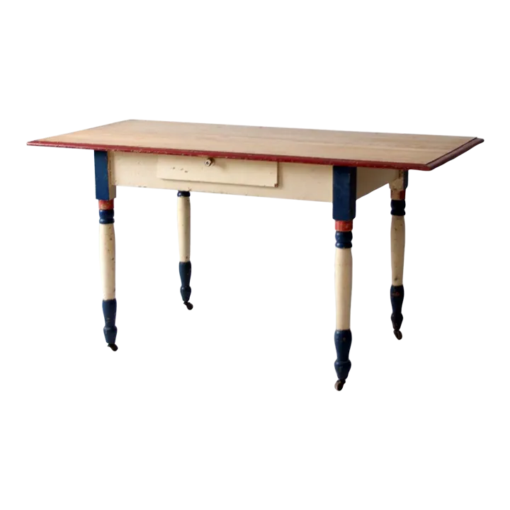 Antique American Country Painted Table Chairish