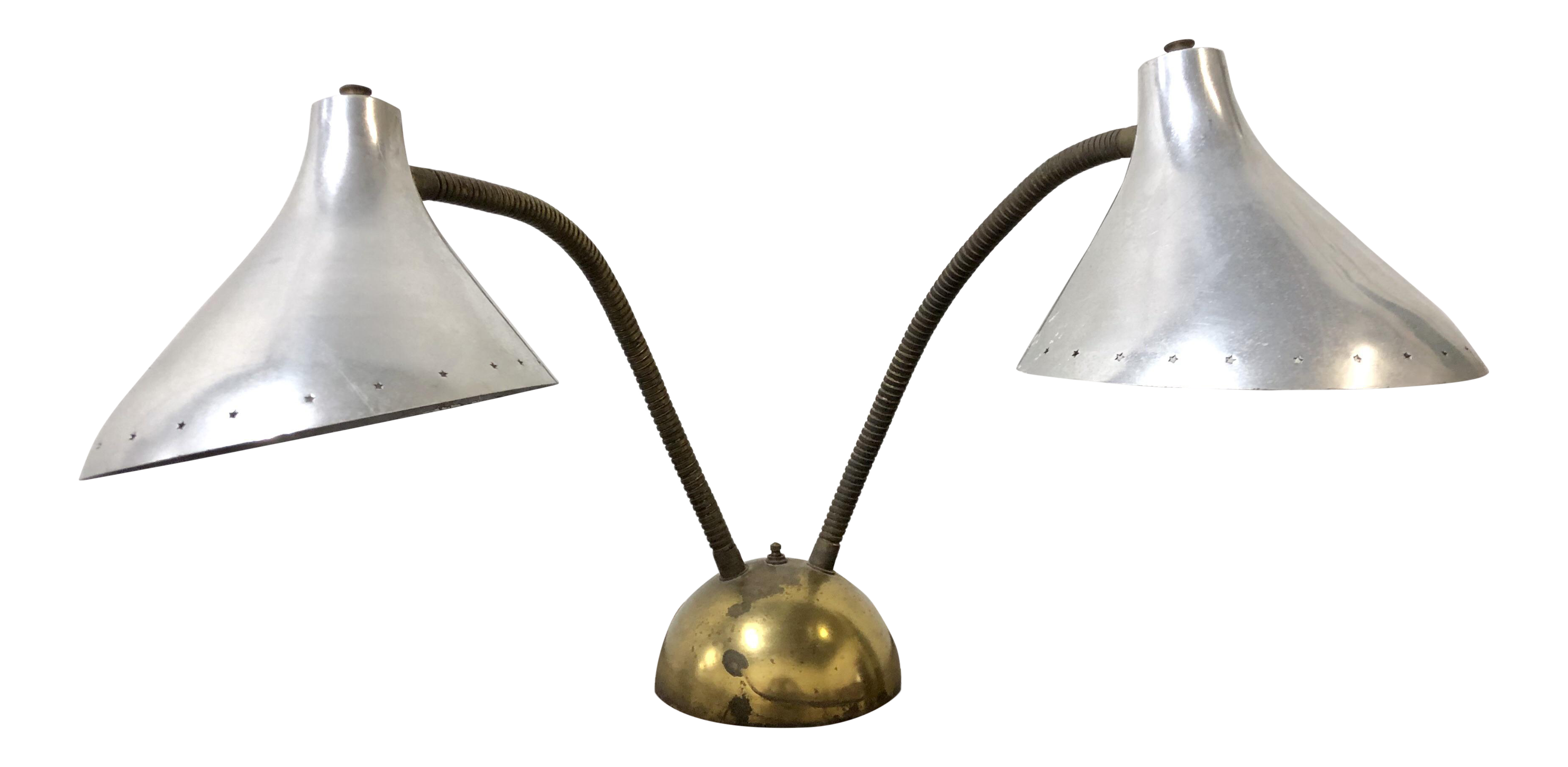 mid century gooseneck lamp