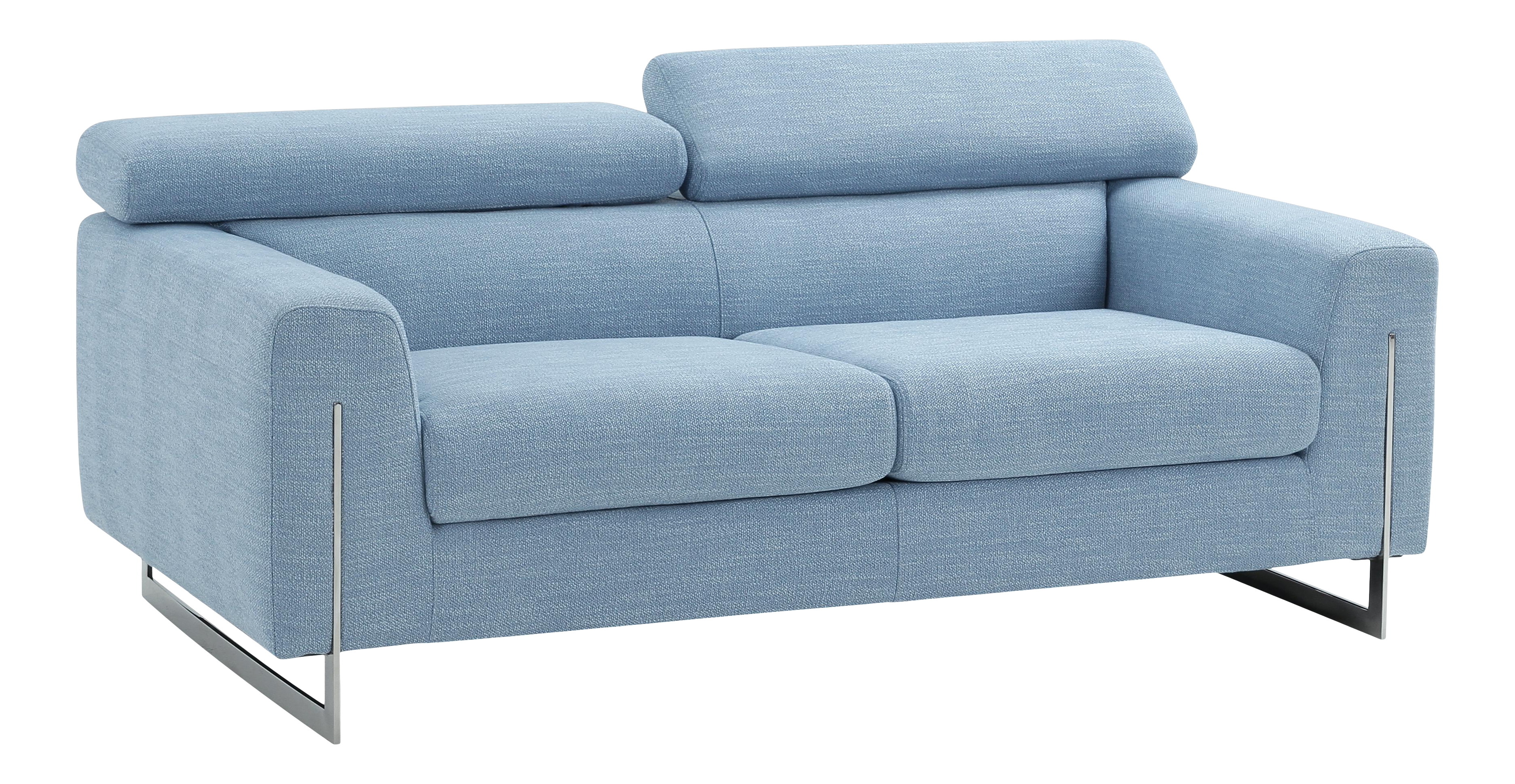 Modern cheap blue loveseat