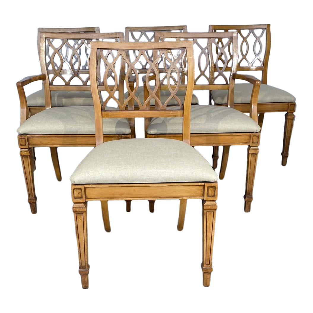Vintage Dining Chairs Set of 6 Chairish