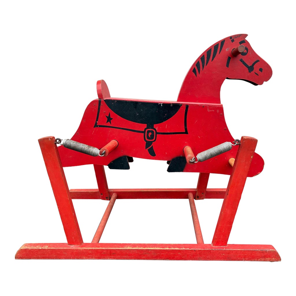 Vintage Wonder Rocking Horse Vintage 1960s Wonder Horse 4 Springs