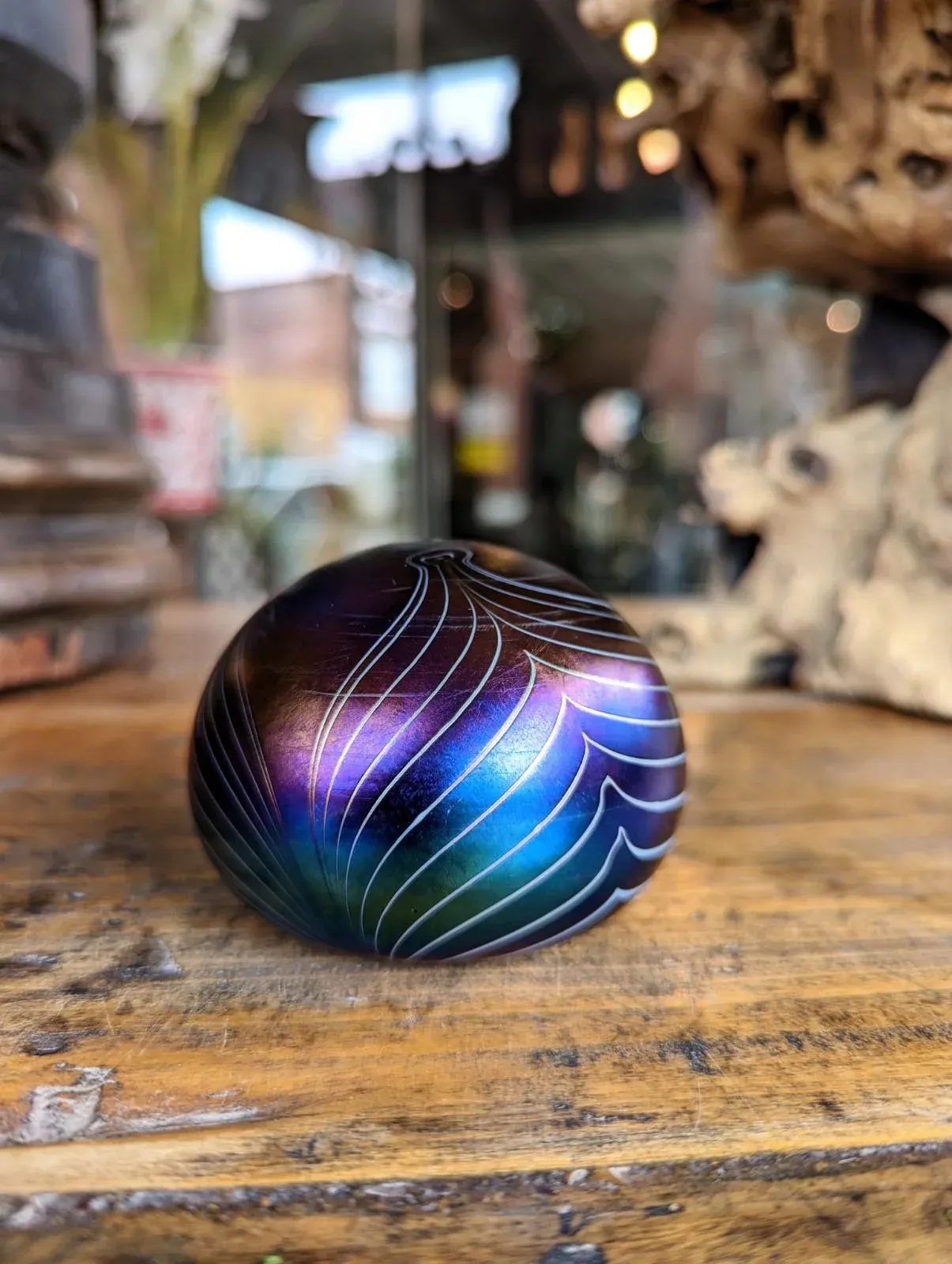 Orient & Flume Art Glass ミルフィオリ ペーパーウエイト Orient & Flume Art Glass ミルフィオリ ペーパーウエイト