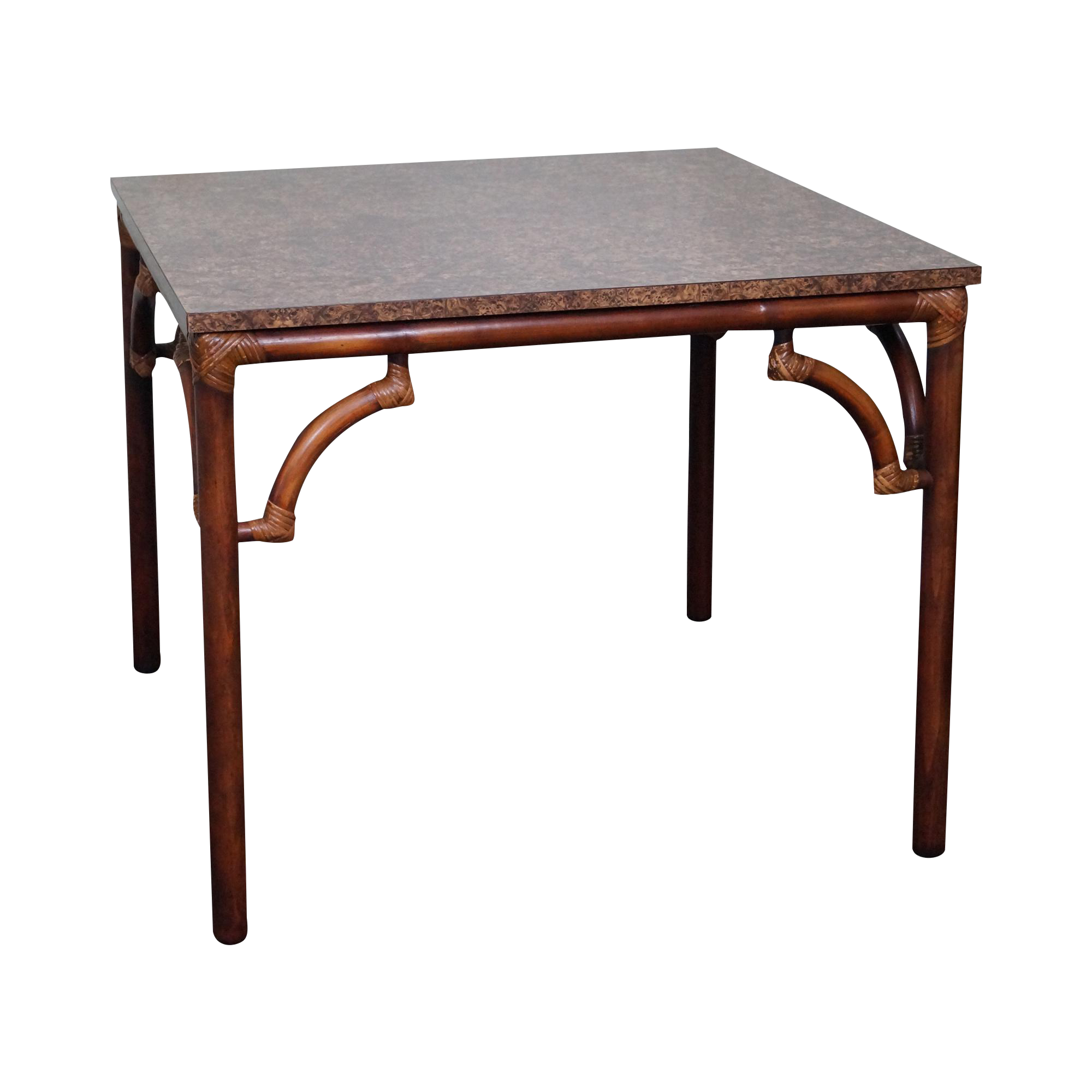 Island Style Bamboo Dining Table Chairish