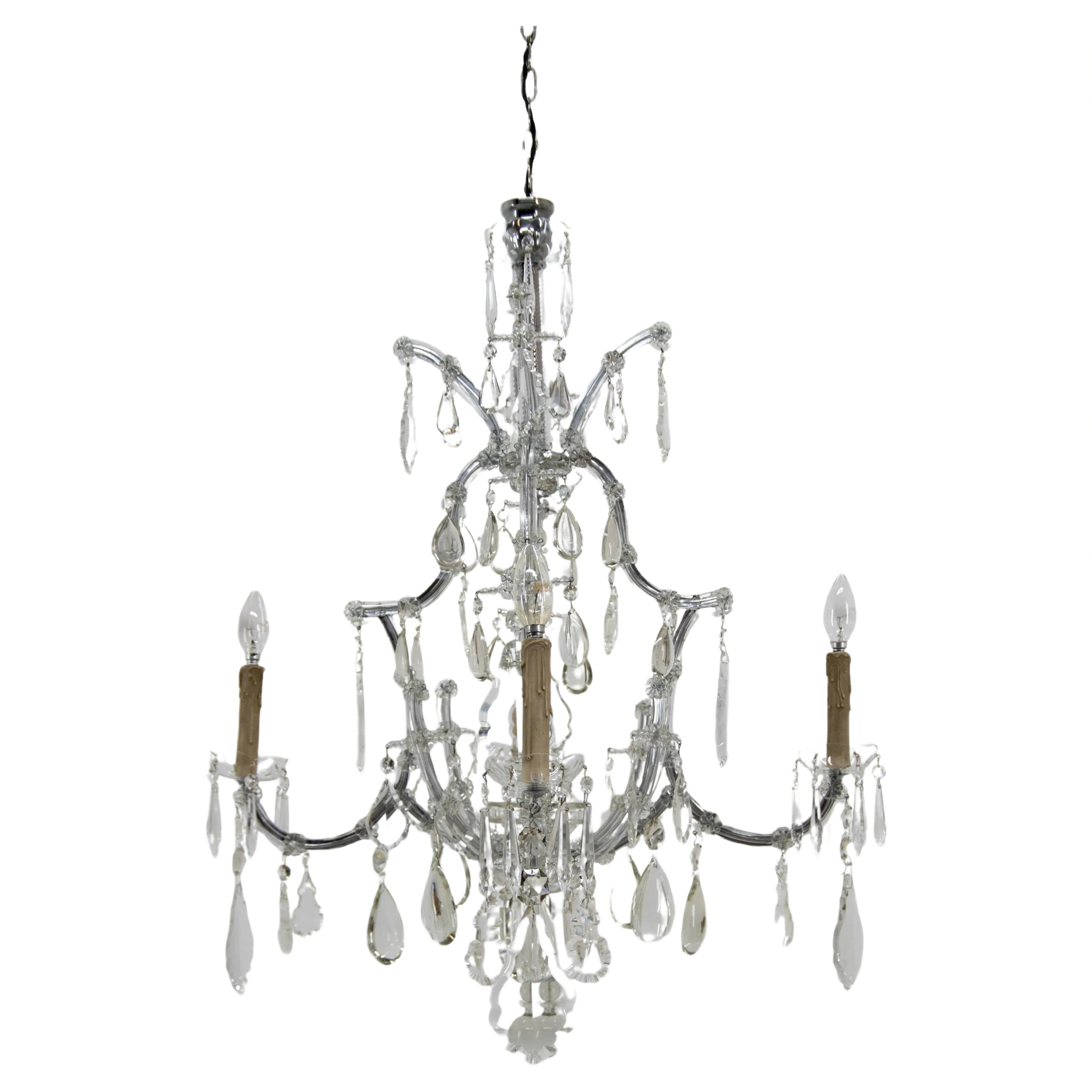Maria Theresa Crystal Chandelier, Austria, 1900s