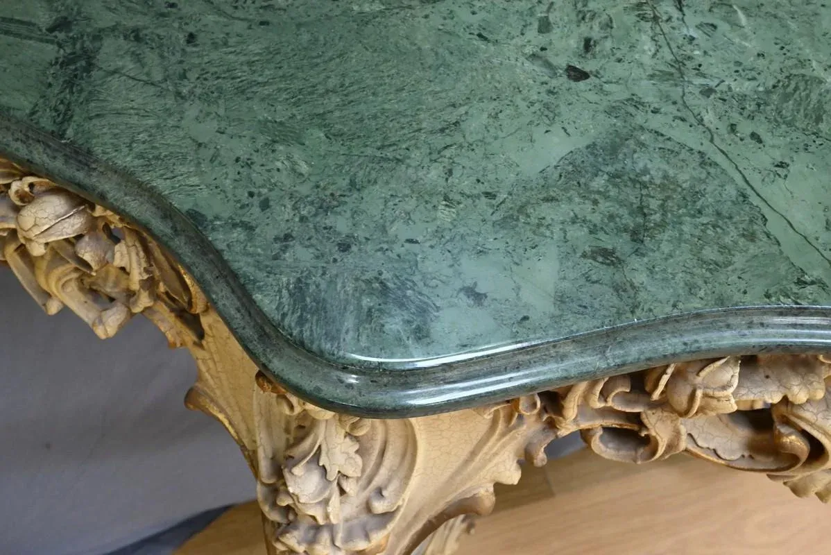 20th Century Wooden Console Mirror Set