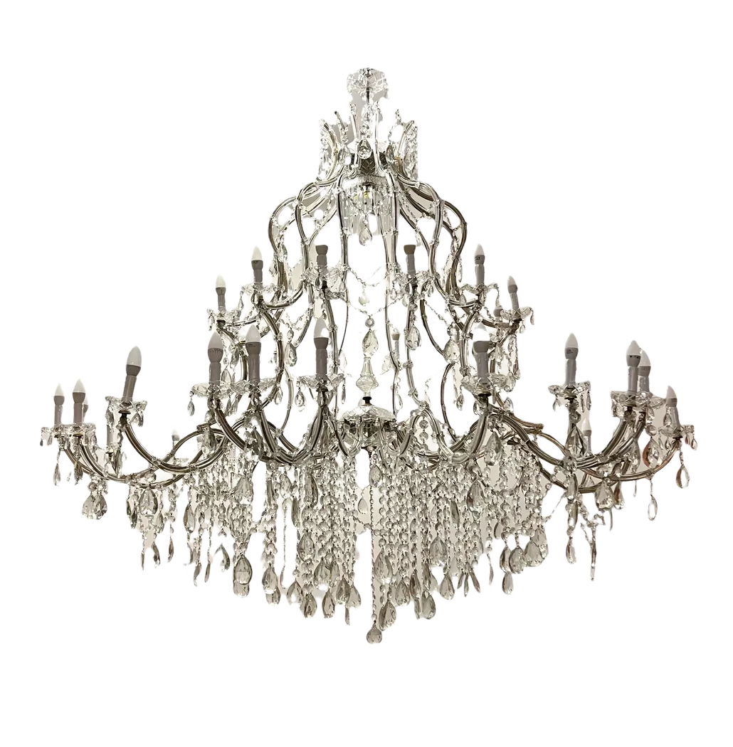 Vintage Crystal Chandelier 37 Lights