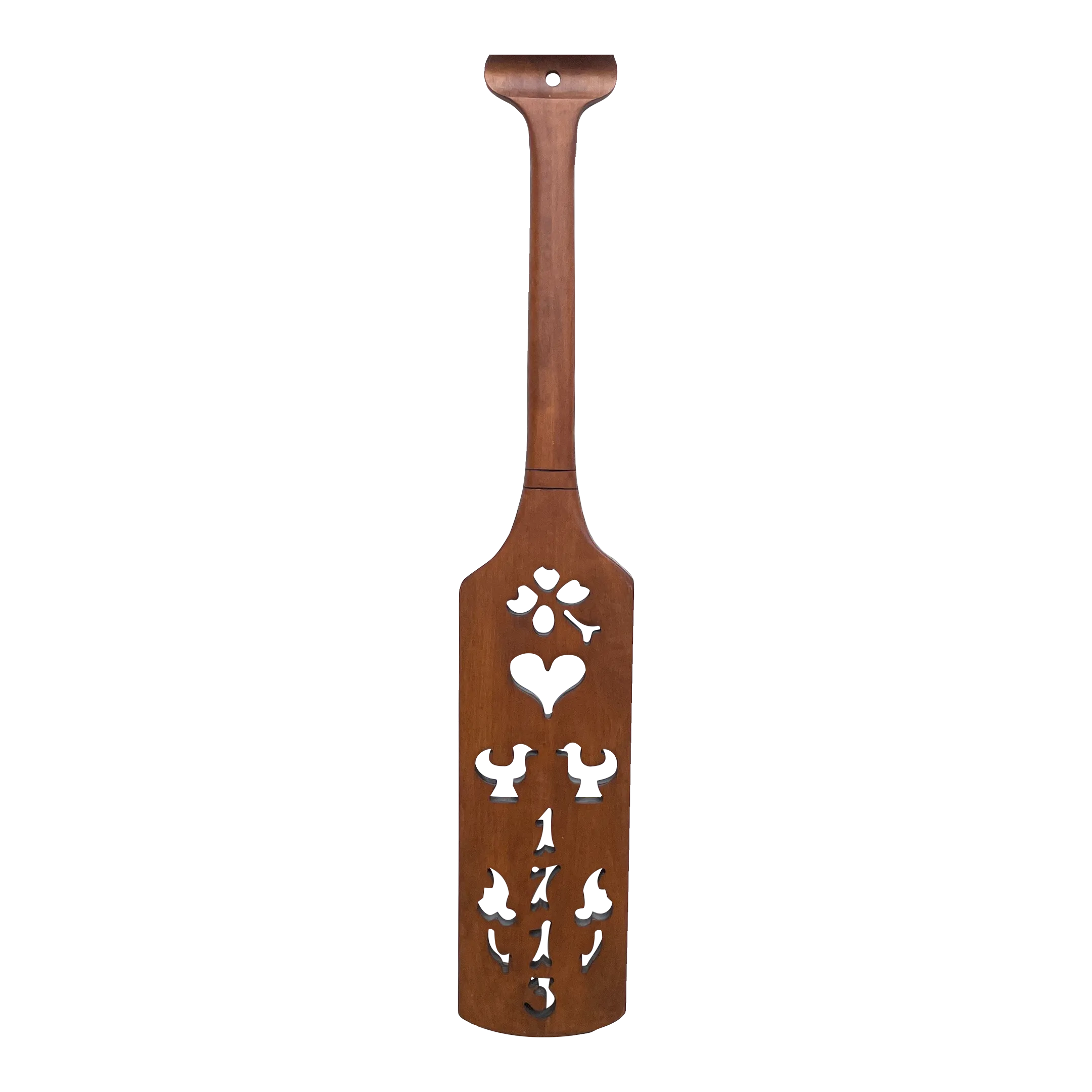 Carved Maple Tell City Chair Co. Oar