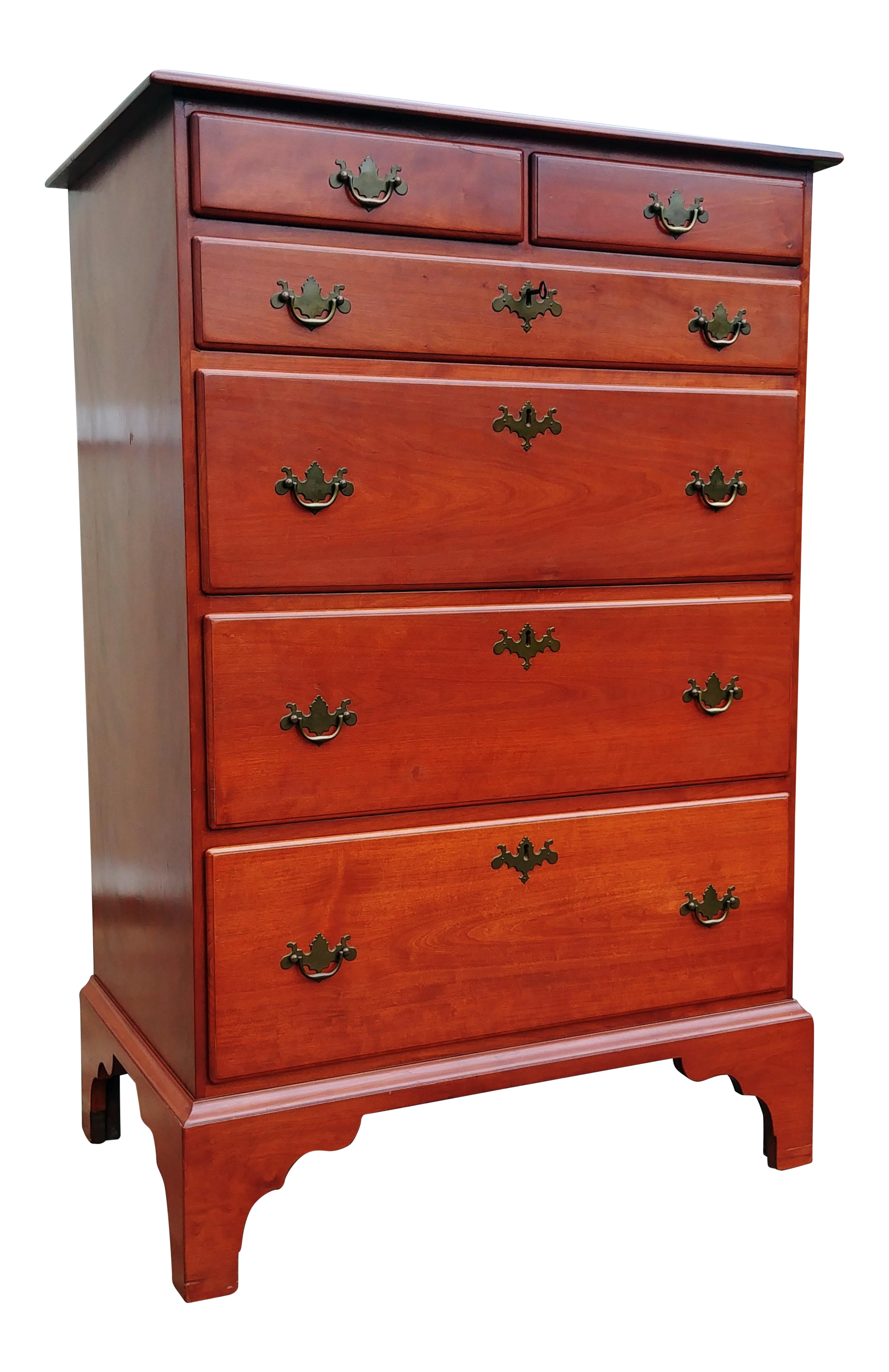 1950s Traditional Virginia Craftsmen Reproduction Solid Cherry