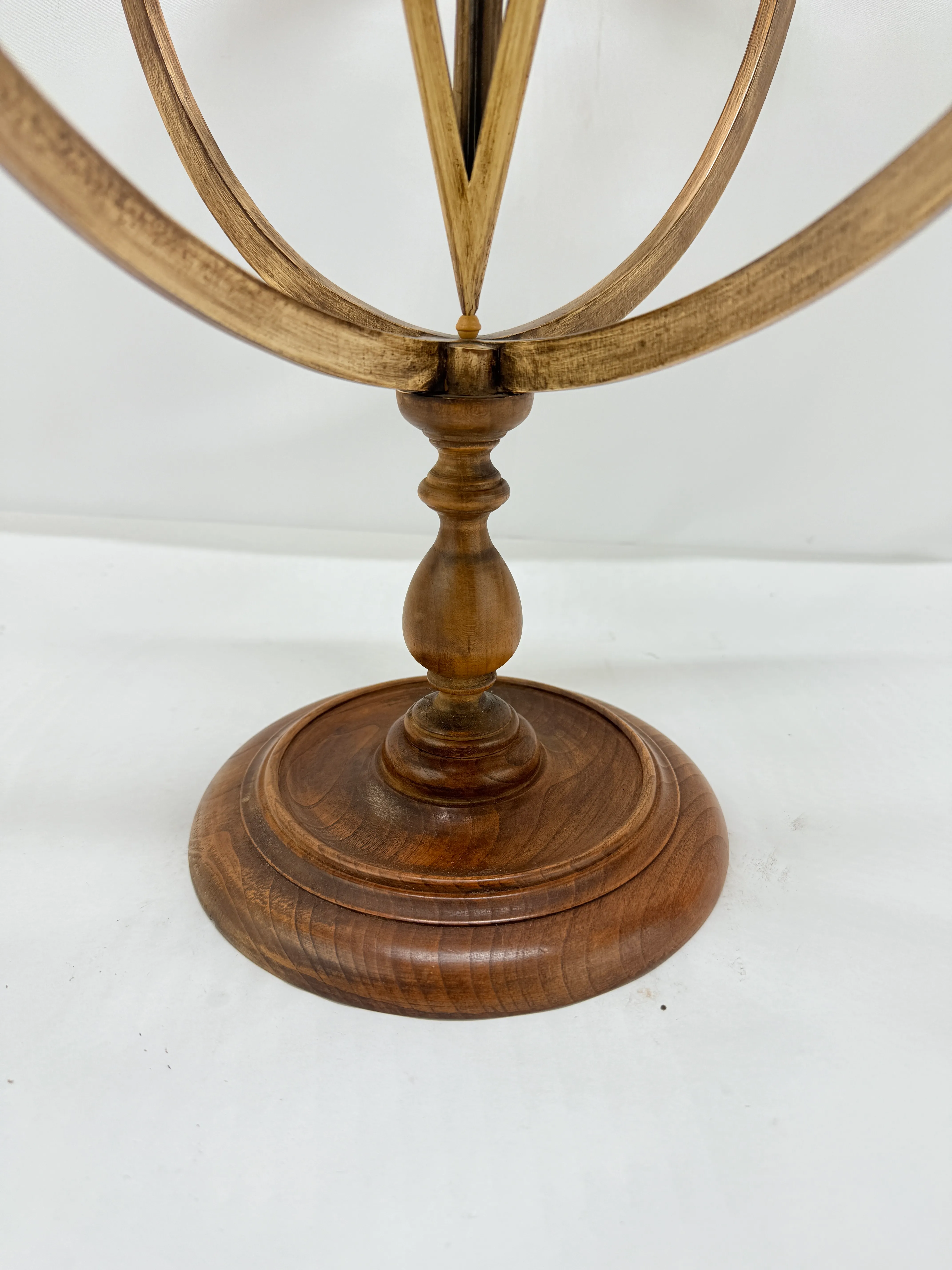 Jean-Marie Malzieu (B. 1948), Rotating Armillary Sphere Sculpture