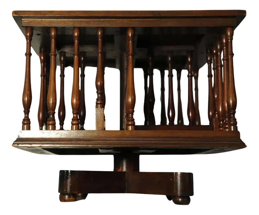Victorian Handmade Revolving Bookcase