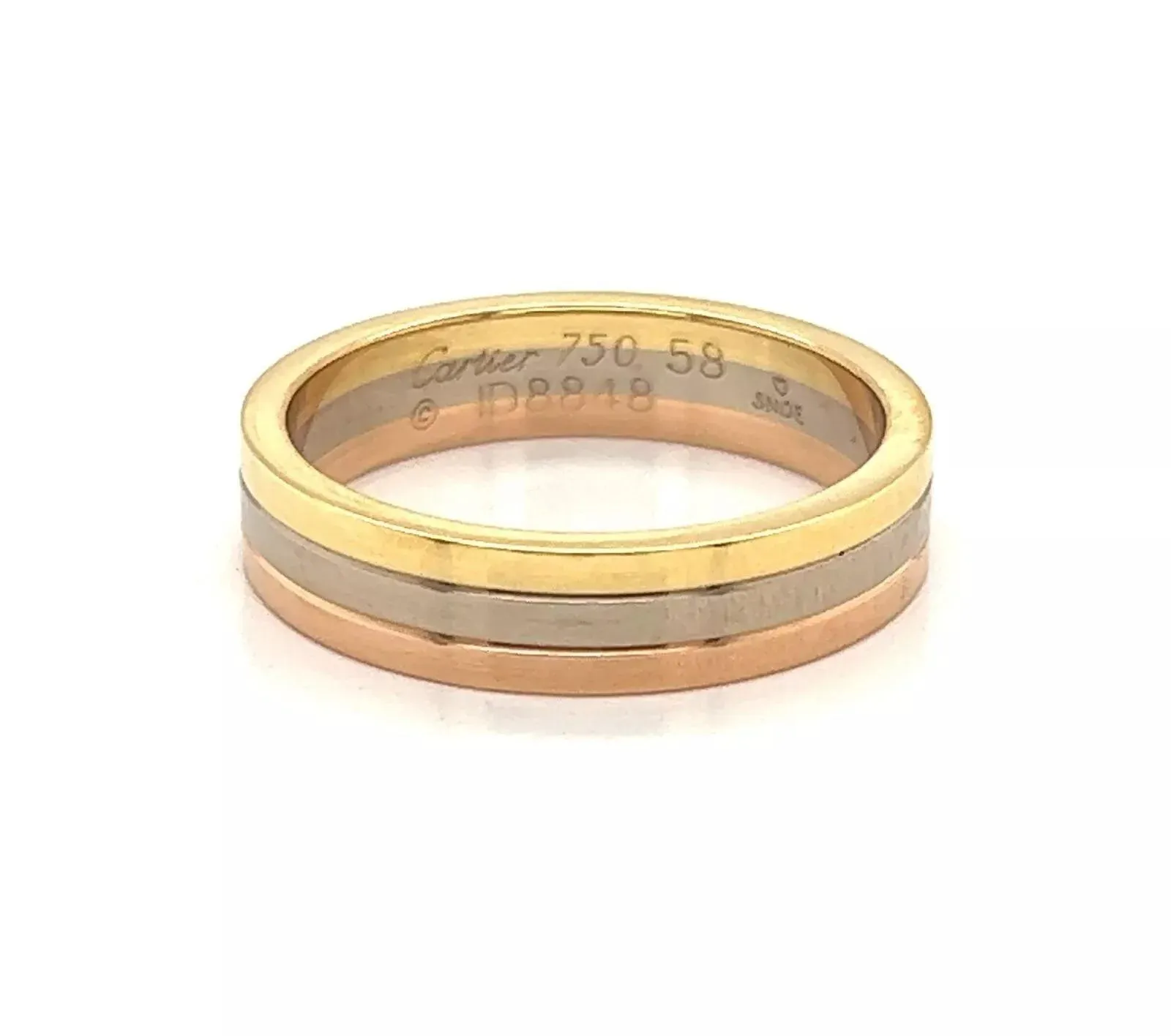 25844 - Cartier Vendome Louis Cartier 18k Tri Color Gold