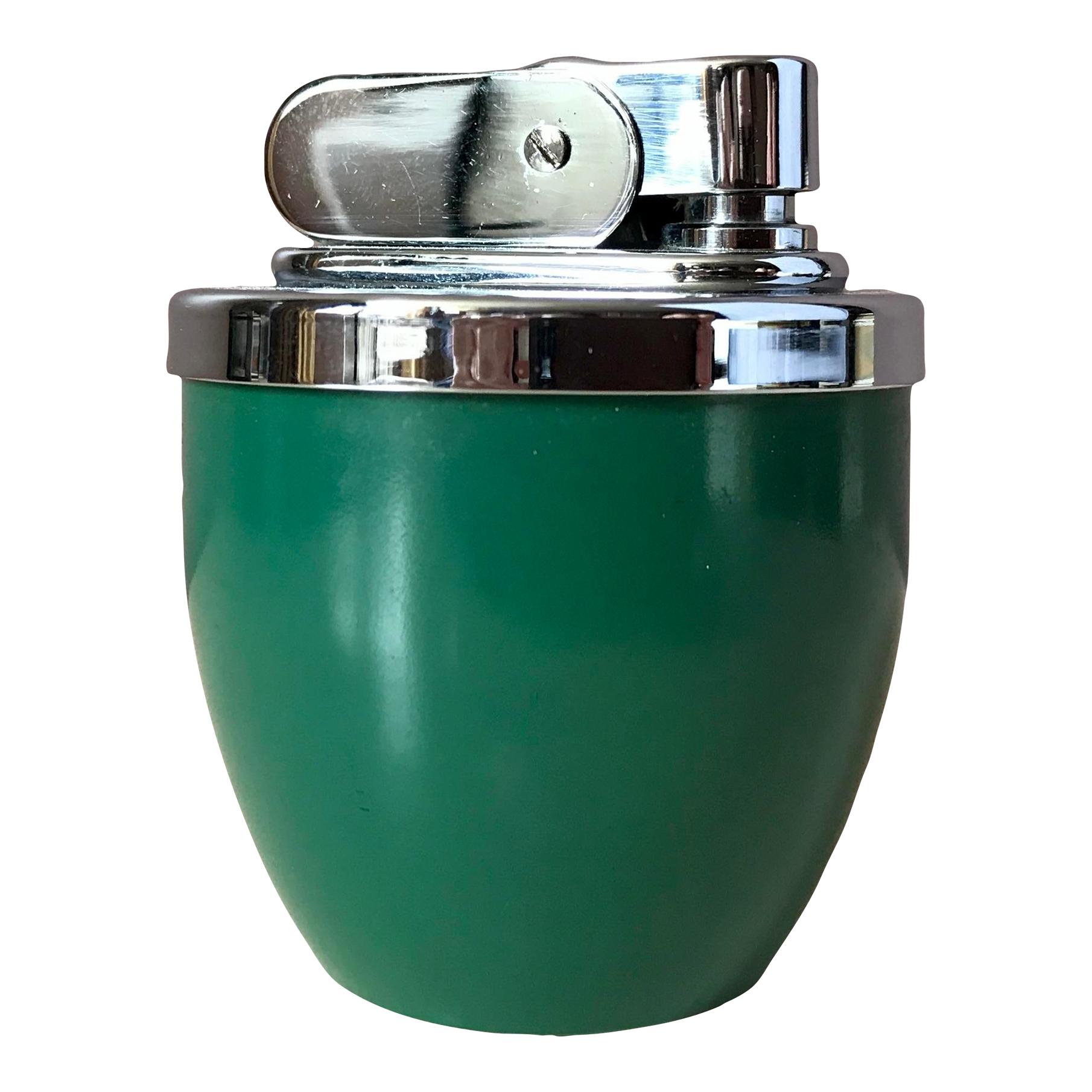 Vintage Green Enamel Table Lighter Chairish