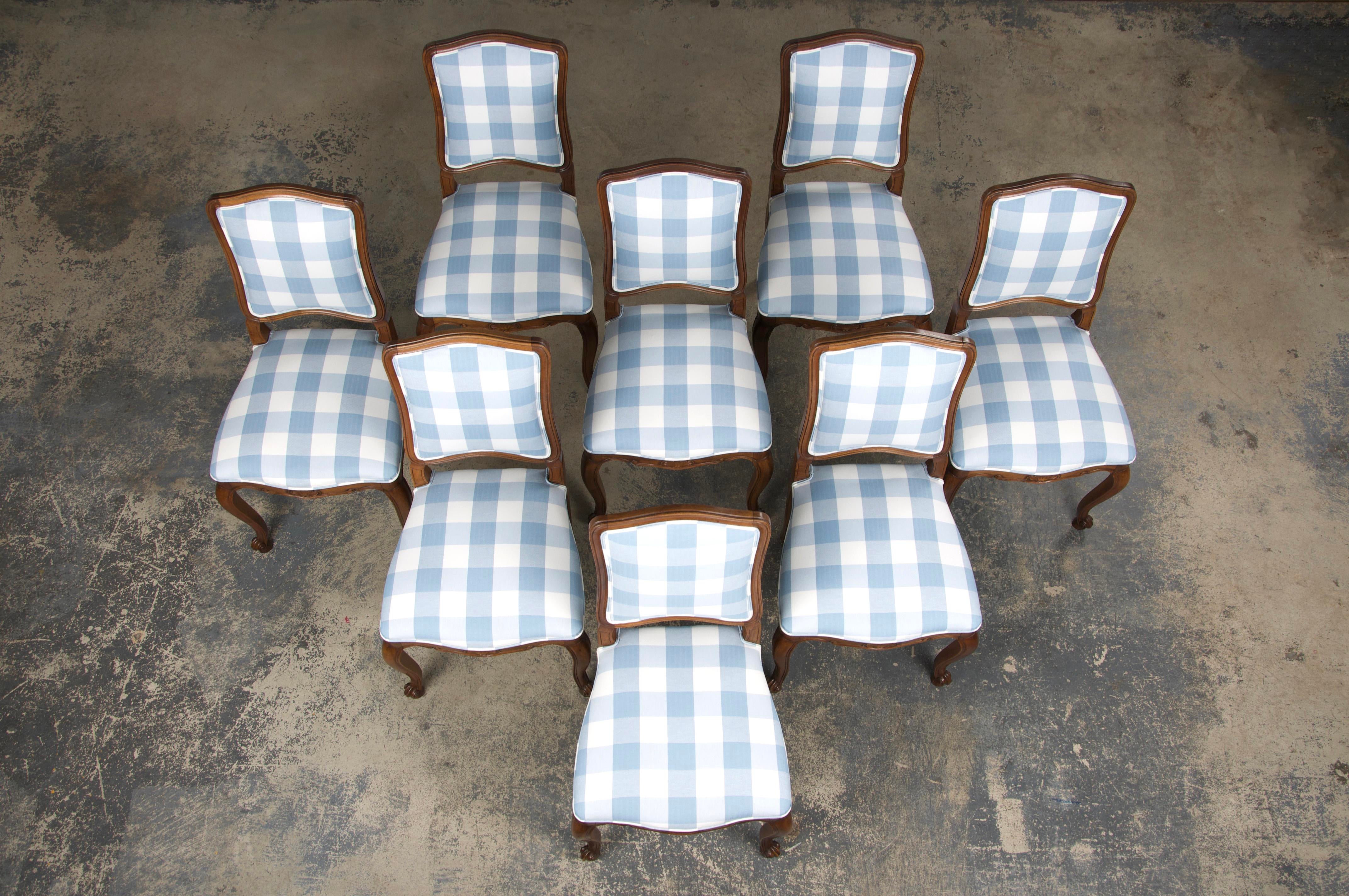 Light Blue Plaid Chairs Dusty Blue Upholstered Accent Chair