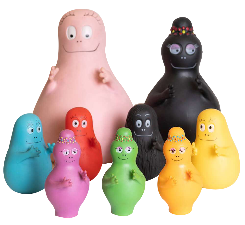 Barbapapa Family, 1974, Set of 9 | Chairish