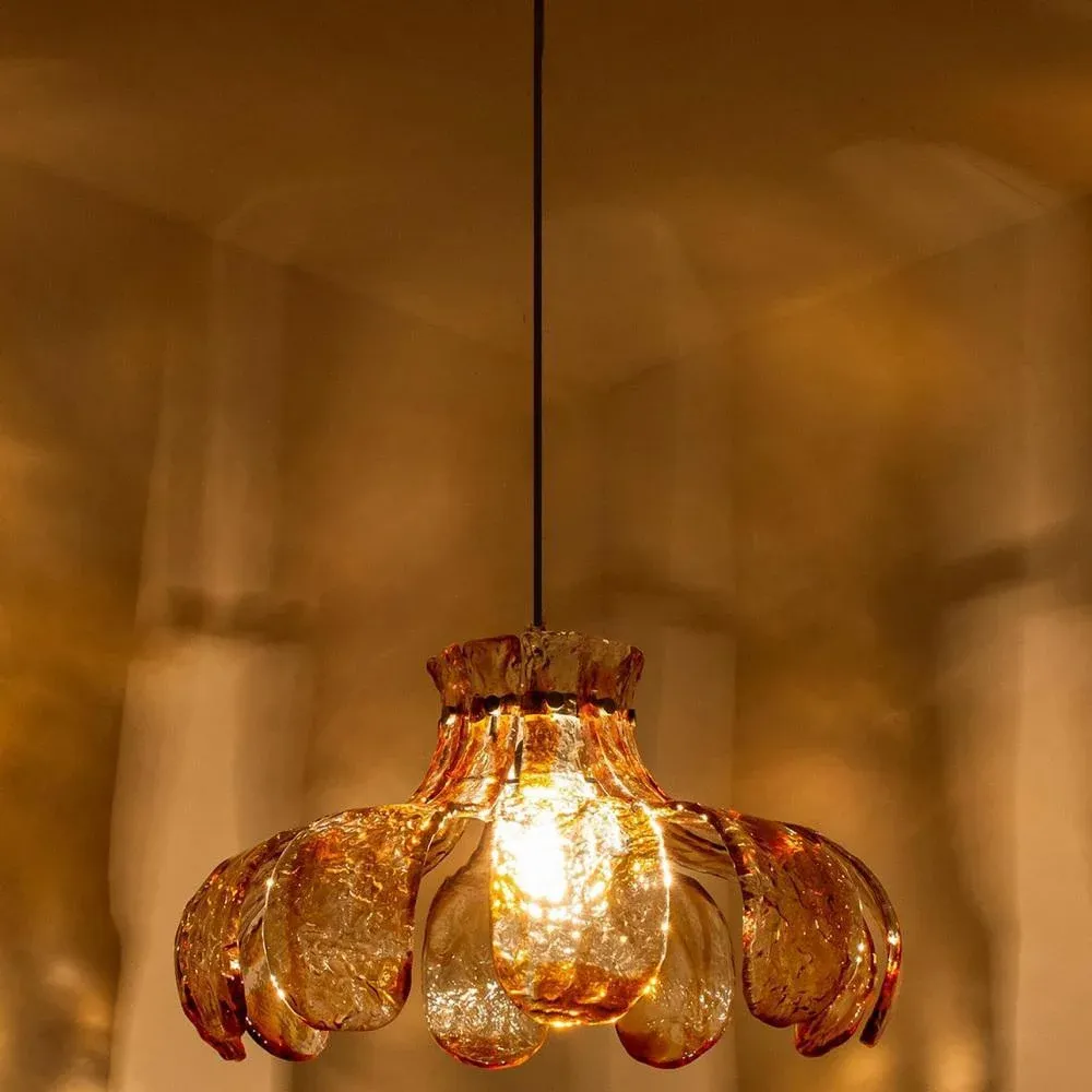 Murano Glass Pendant from Mazzega, Italy, 1970s