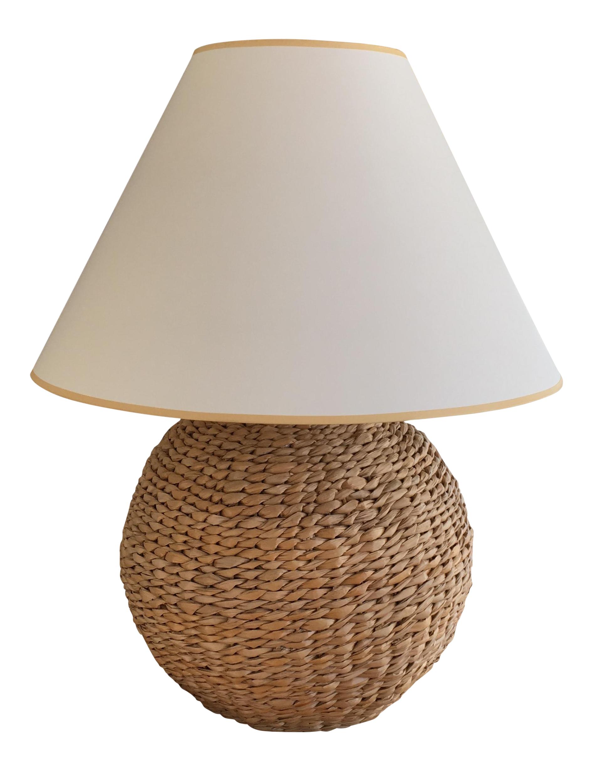 seagrass table lamp