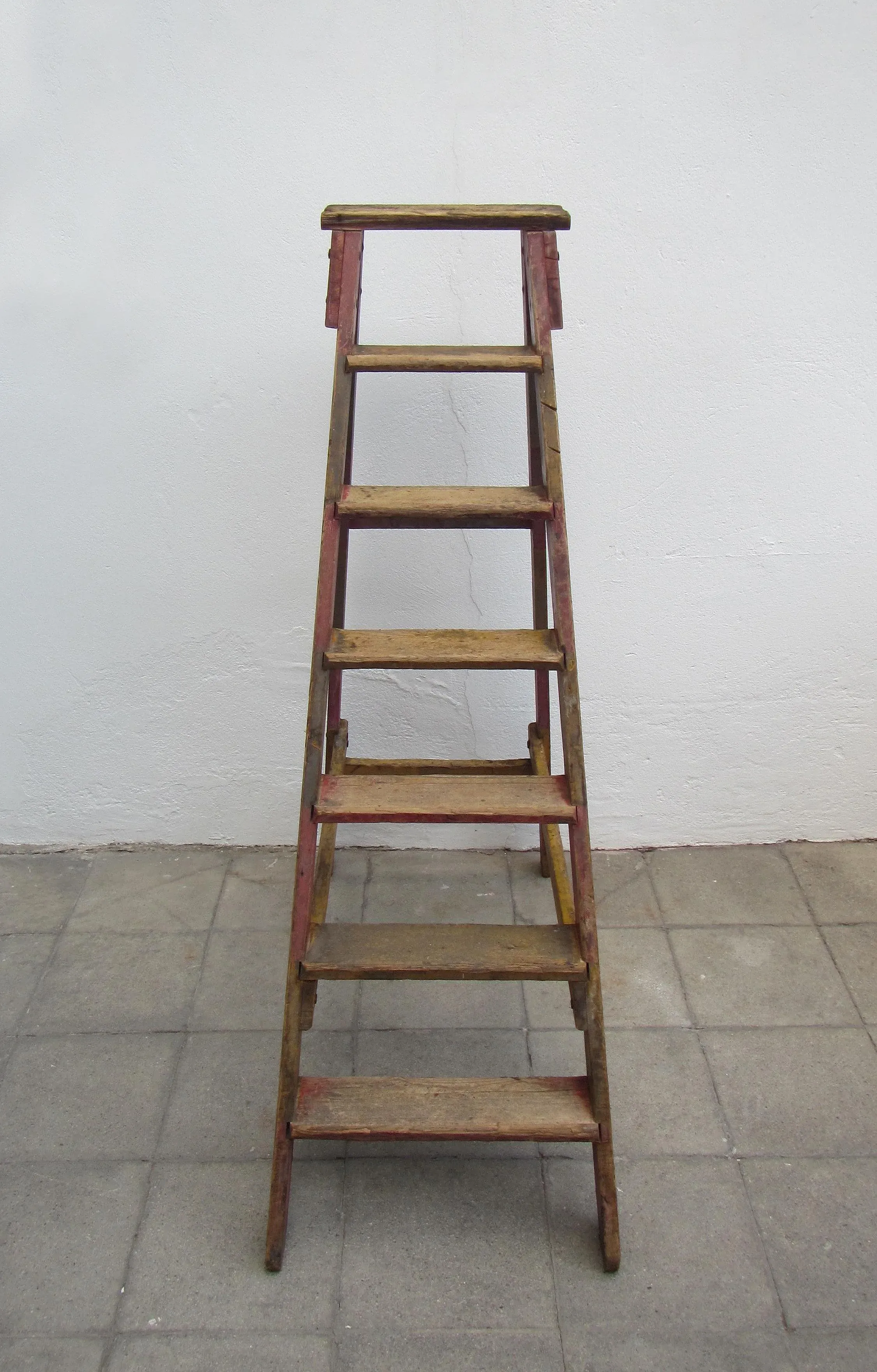 アンティーク雑貨 ladder vintage rustic folding ladder – 86 Vintage