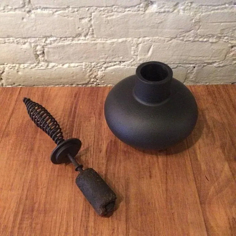 1950s George Nelson Cast Iron Fire Starter | Chairish