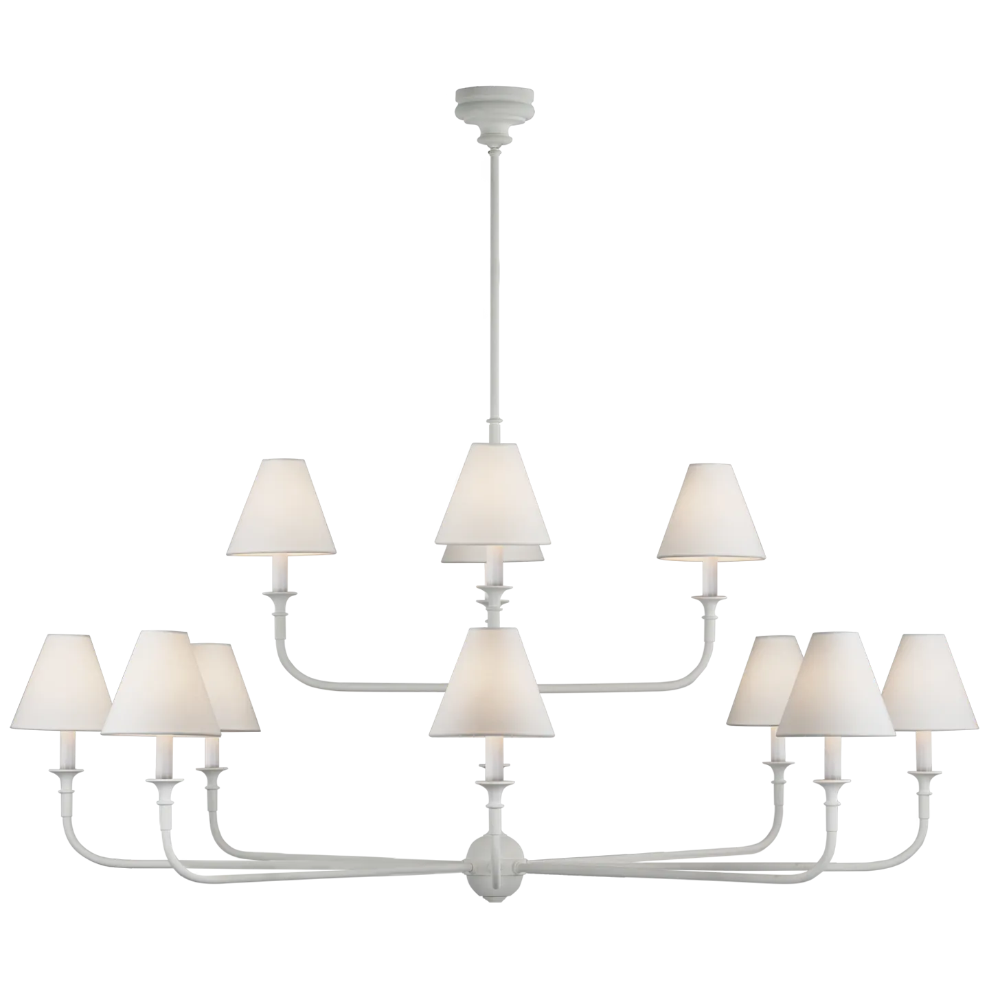 Thomas O'Brien for Visual Comfort Signature Piaf Grande Two-Tier ...