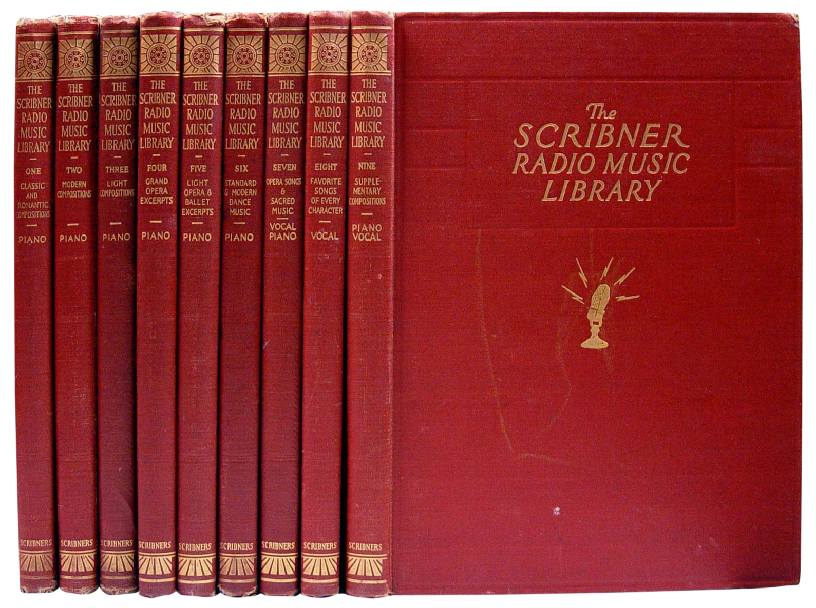 Vintage 1946 Scribner Radio Music Books Set of 9 Chairish