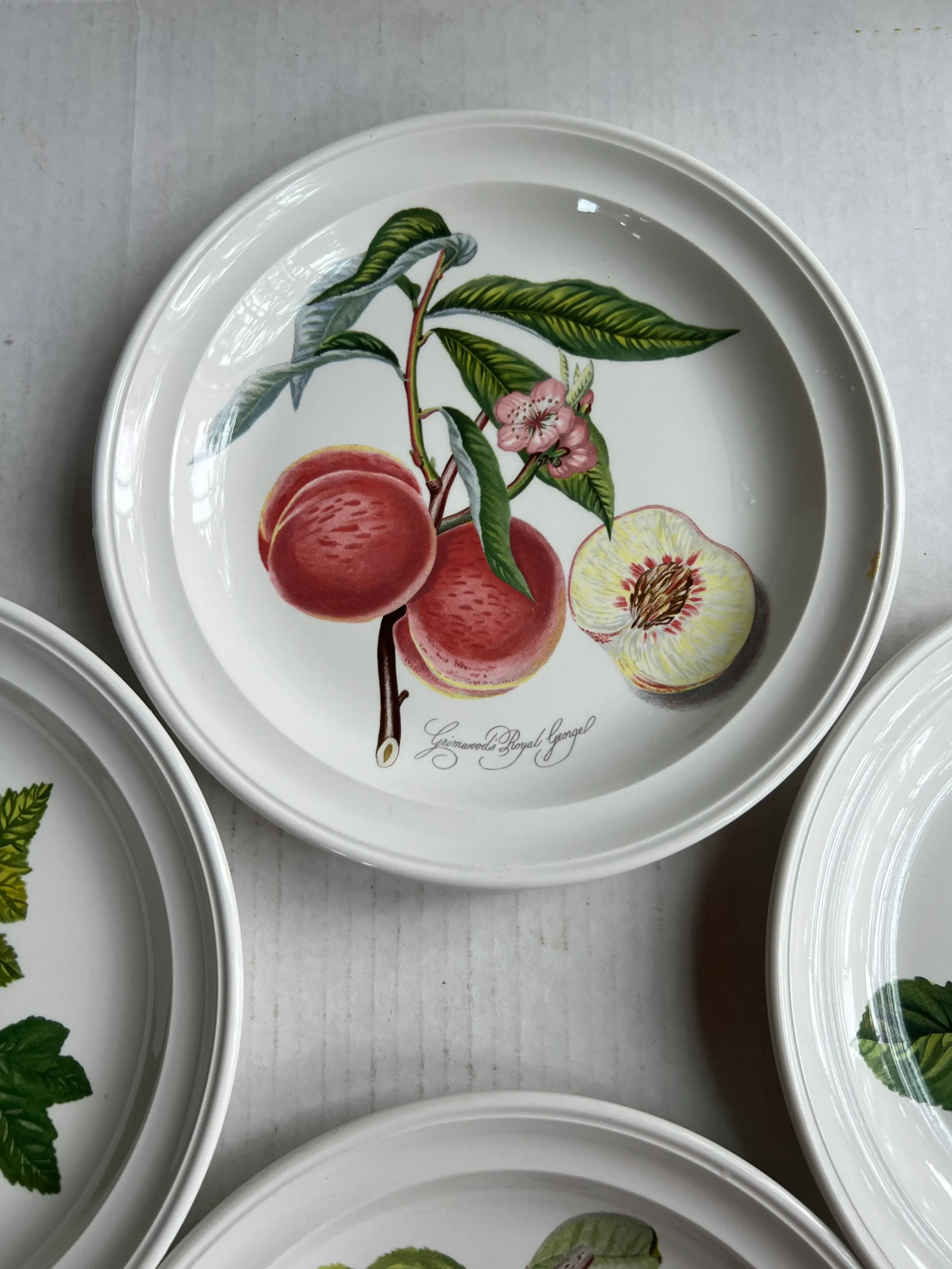 Portmeirion Pomona 皿 4枚セット ポートメイリオン Portmeirion Pomona Salad Plates-4 | Chairish