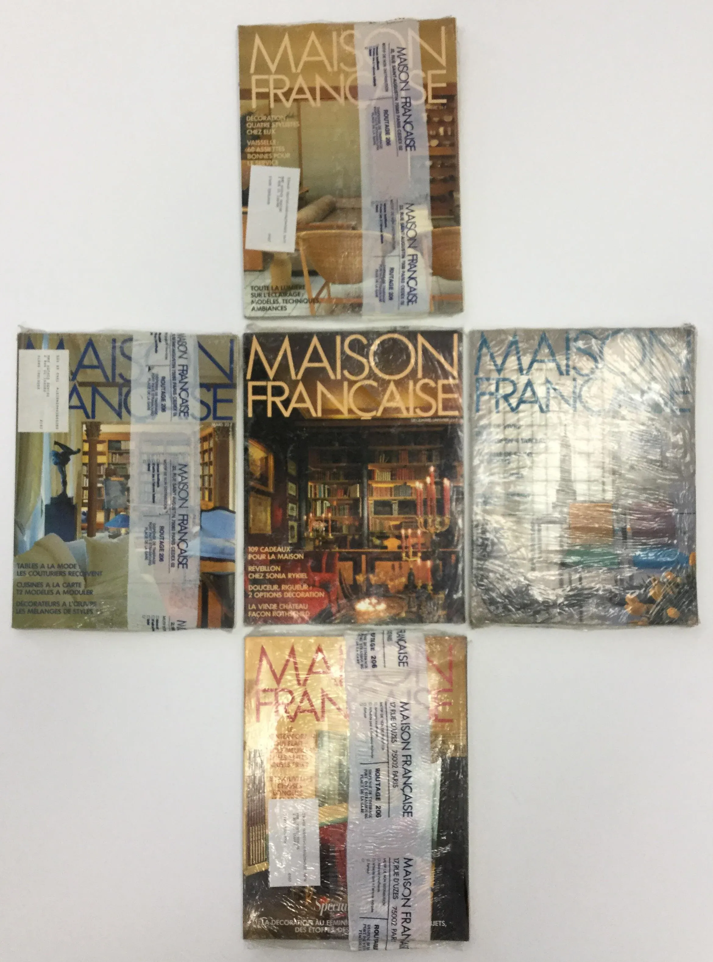 Collectible French Interior Decorating Magazines - Set of 5