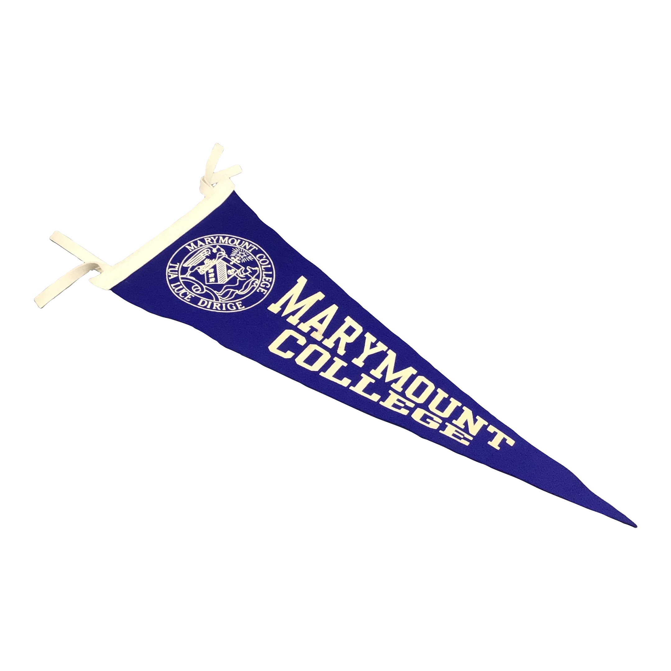 Vintage Marymount College Wool Pennant/Flag Chairish