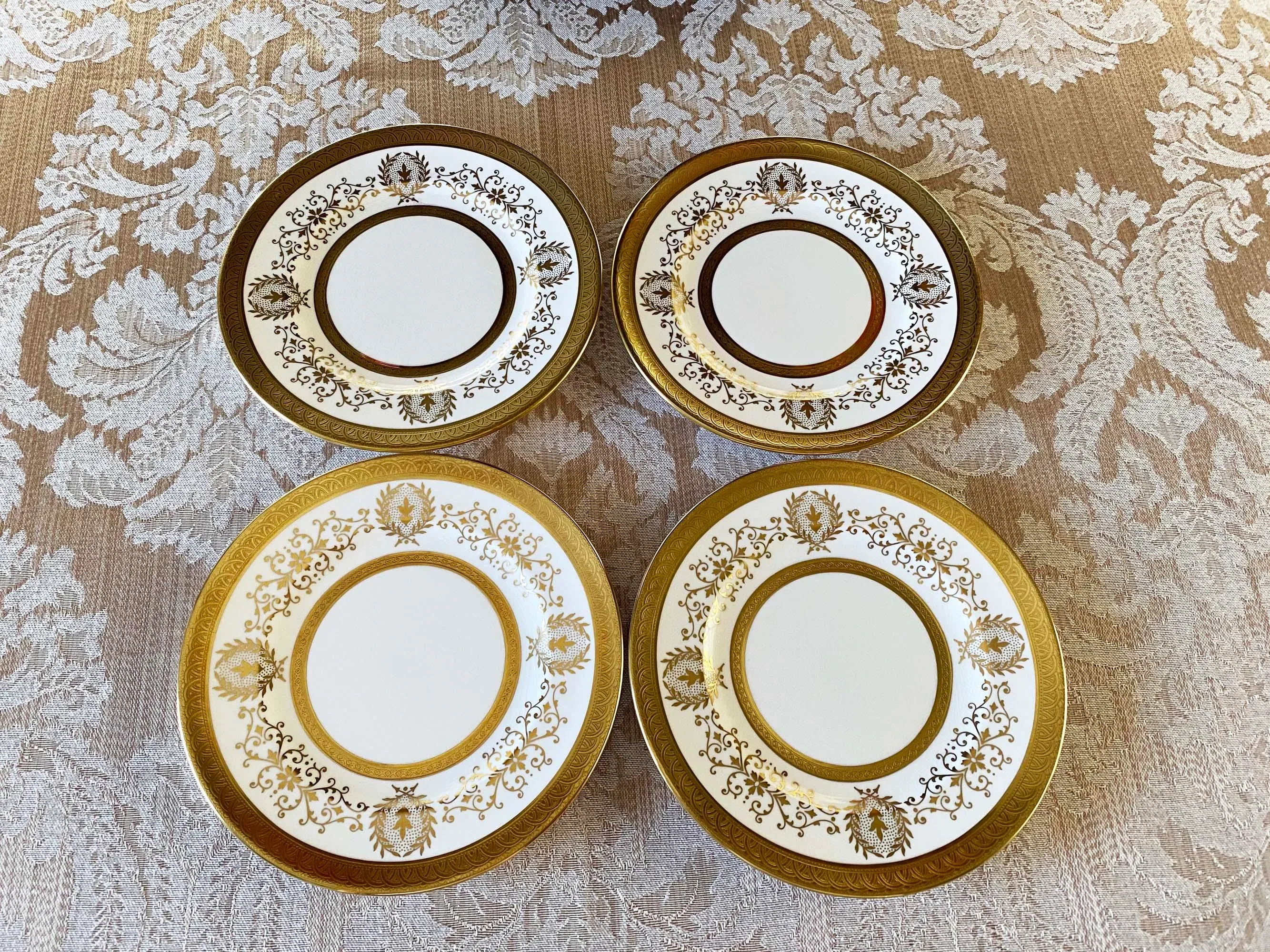 1950's Coalport Lady Anne Gold Encrusted Band Bone China