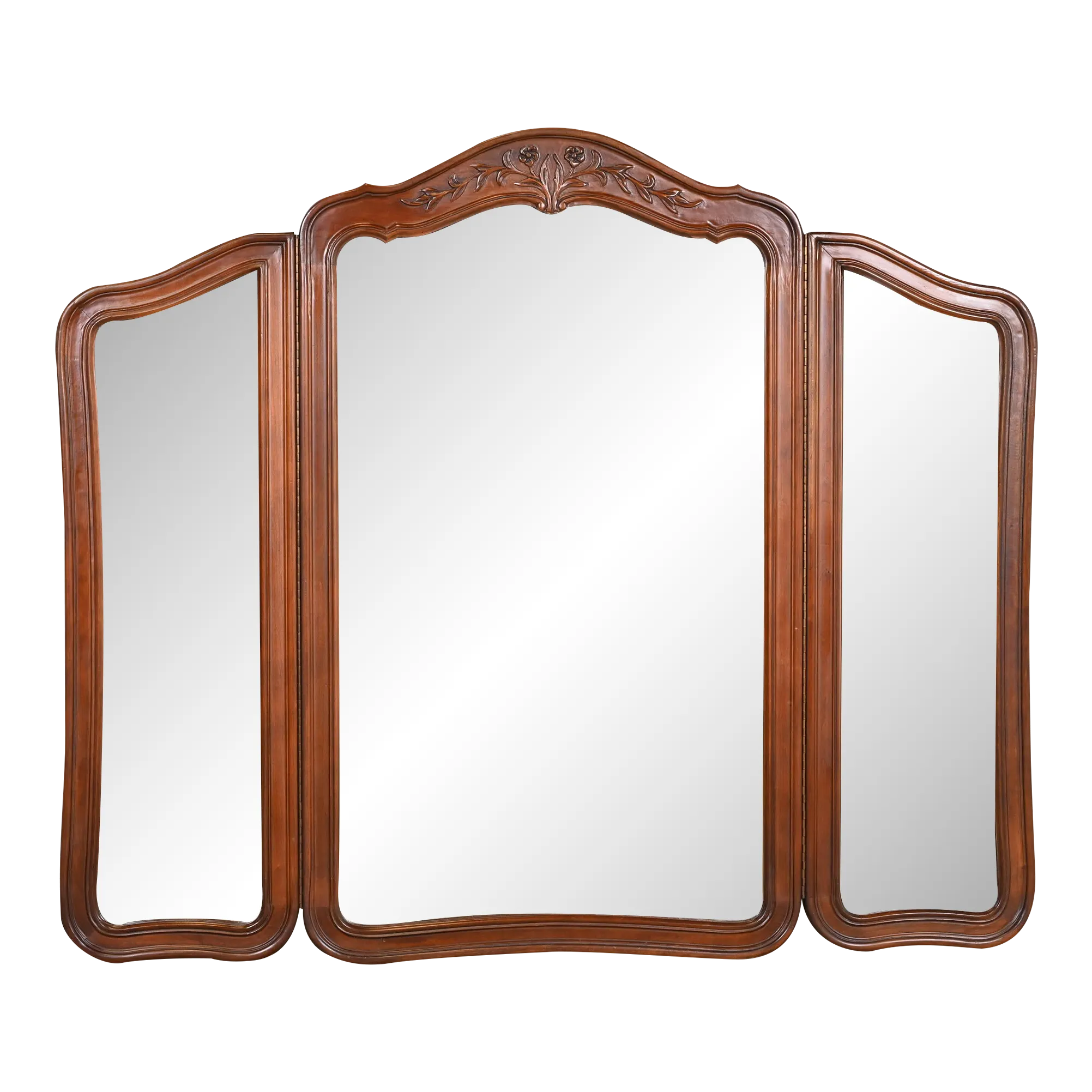 White Furniture French Provincial Louis XV Carved Cherry Wood