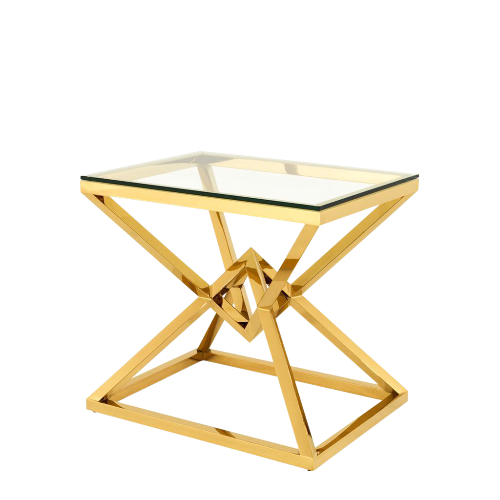 Connor Gold Side Table Chairish
