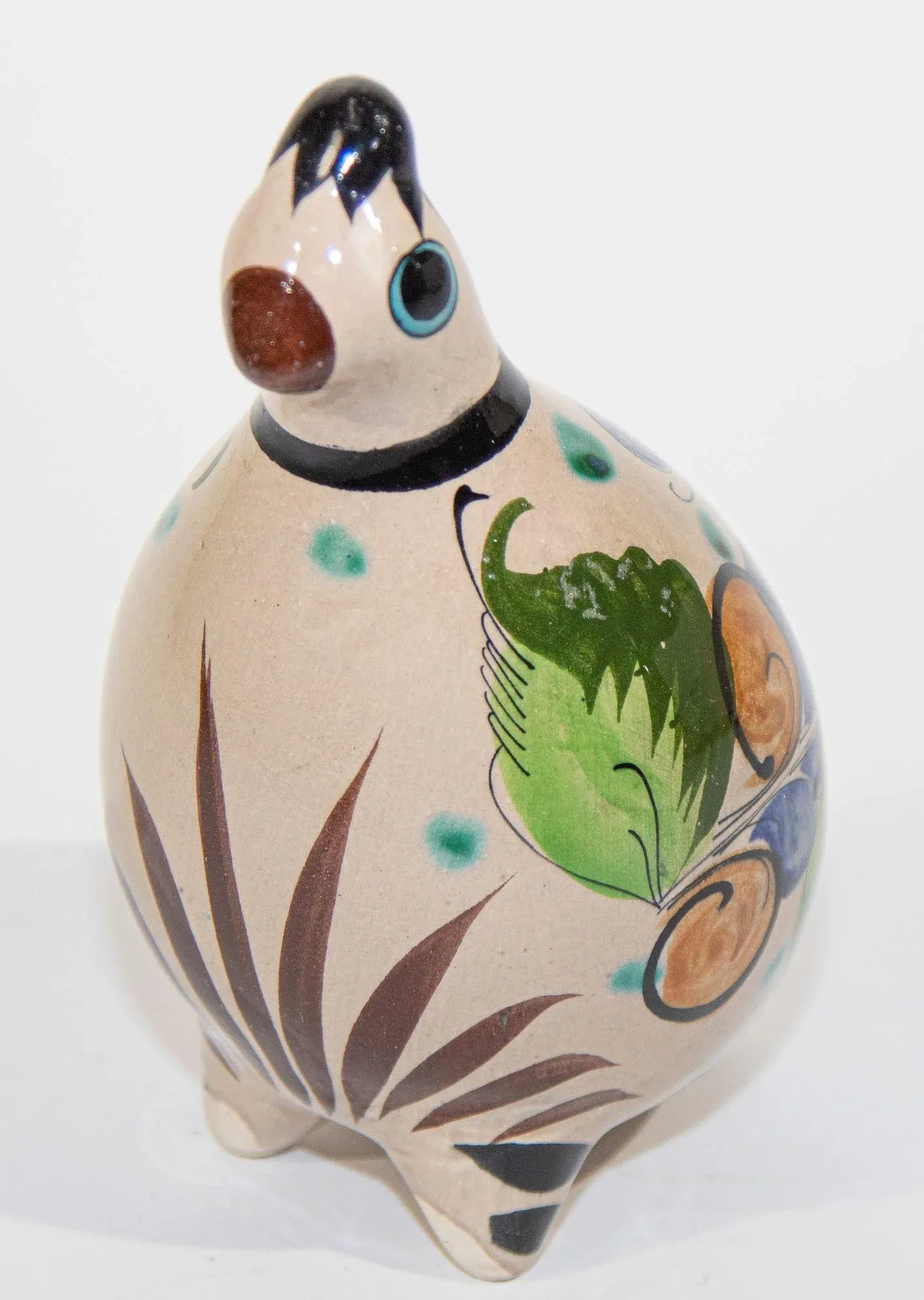 Mexican Vintage Ken Edwards Tonala Pottery Hand Painted