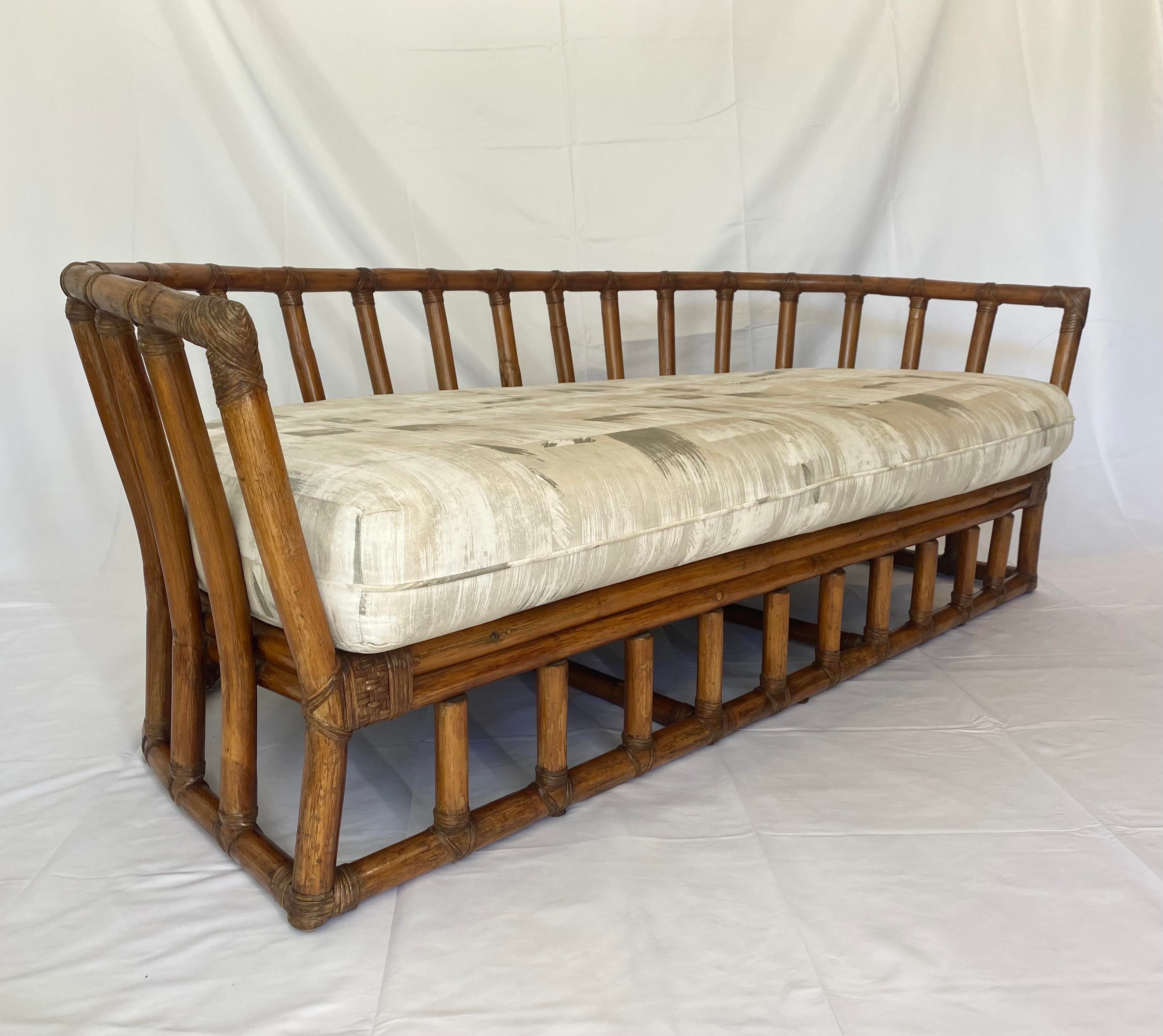 Vintage Rattan Sofa Daybed Chairish