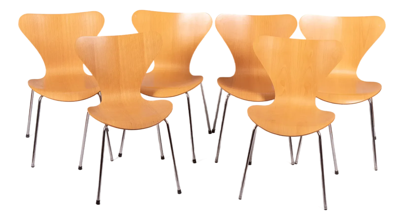 Mid 20th Century Arne Jacobsen for Fritz Hansen Series - Set of
