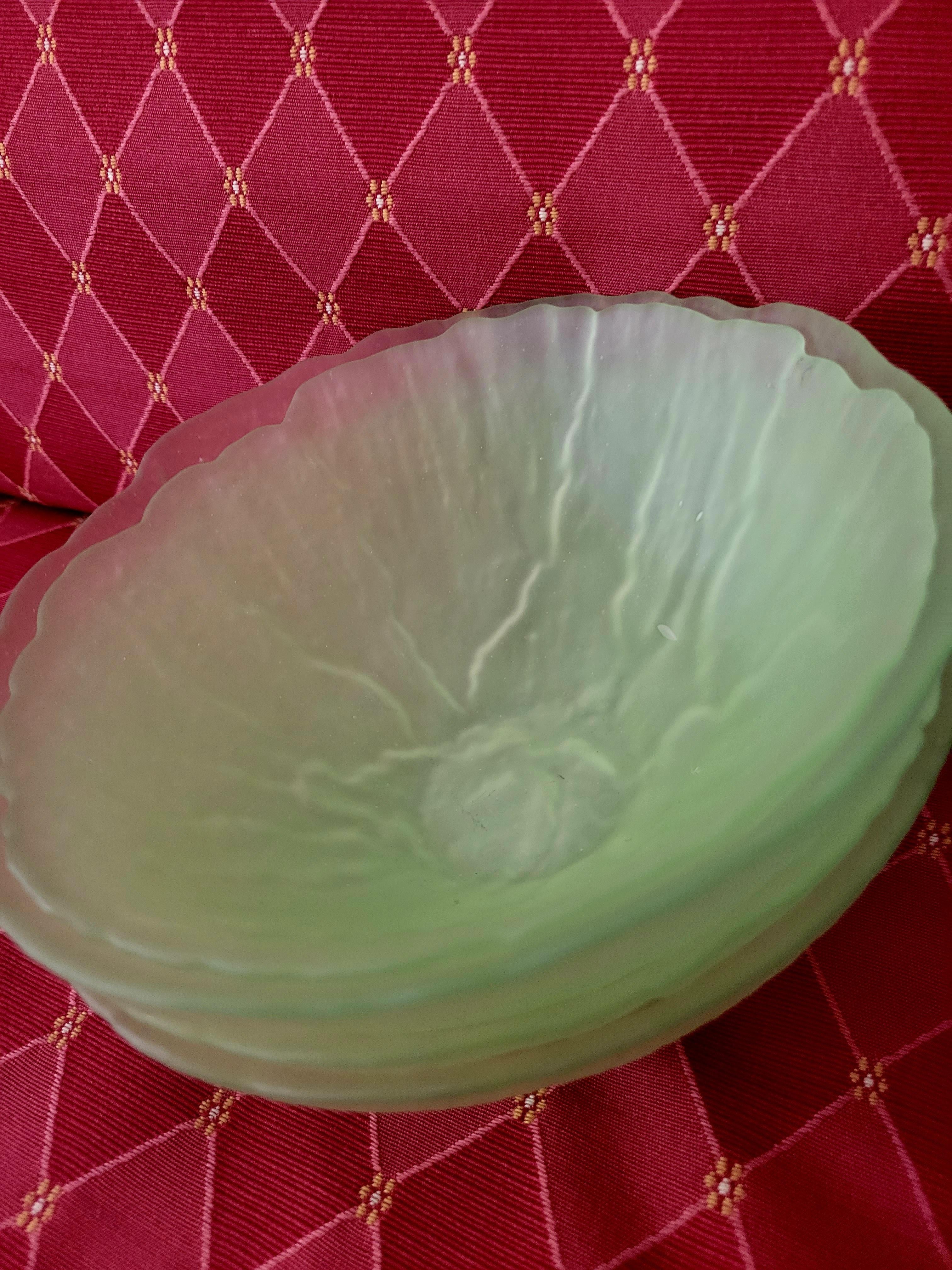 s新品SARGASSO GLASS BOWL | green VINTAGE glass-bowl-in-green