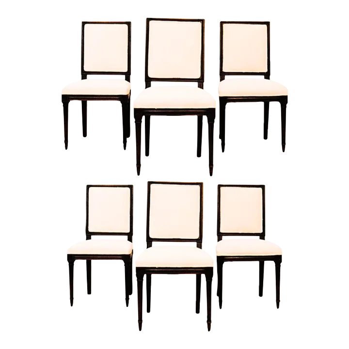 Mid 20th Century Antique Dining Chairs Set of 6 Chairish