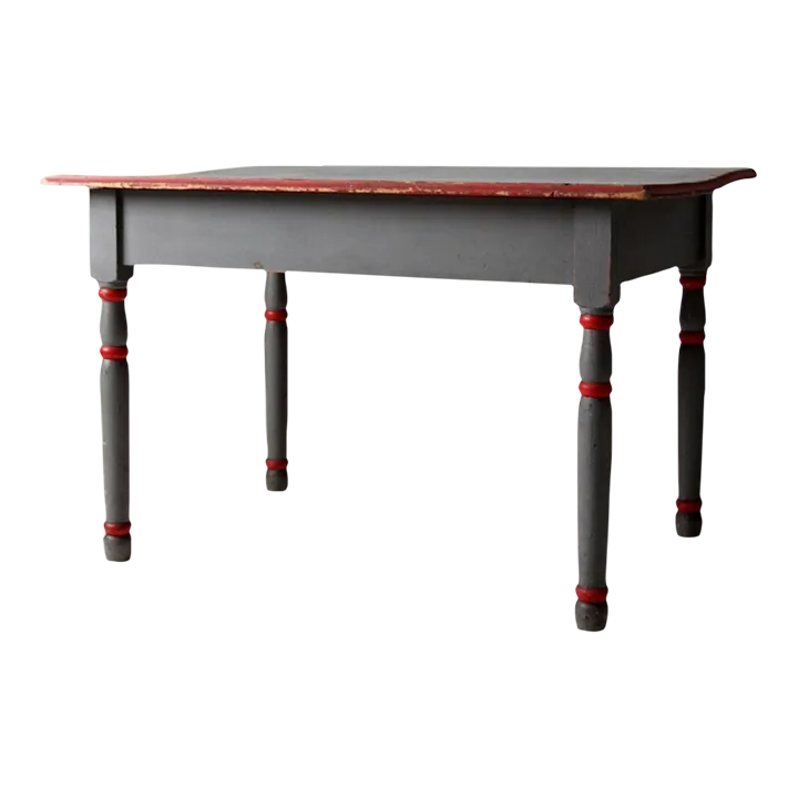 Antique Painted Primitive Table Chairish