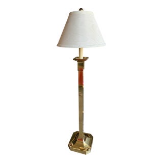 Vintage Frederick Cooper Sculptural Brass Floor Lamp Hollywood