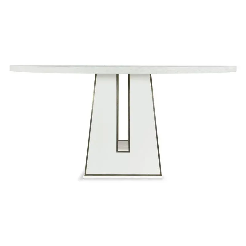 Woodbridge Furniture Duval Table, Alabaster Finish