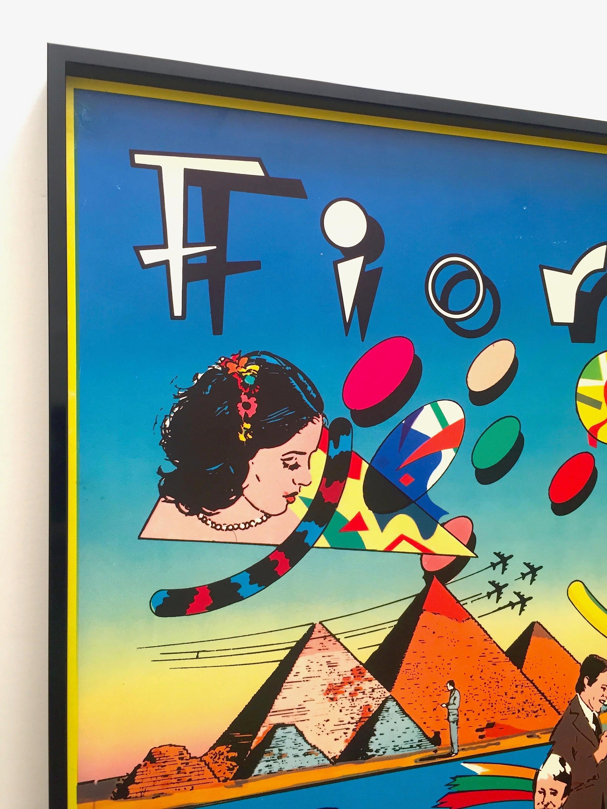 アート・デザイン・音楽 FIORUCCI: The Book Fiorucci Vintage 1980 Post Modern Memphis Framed New Wave