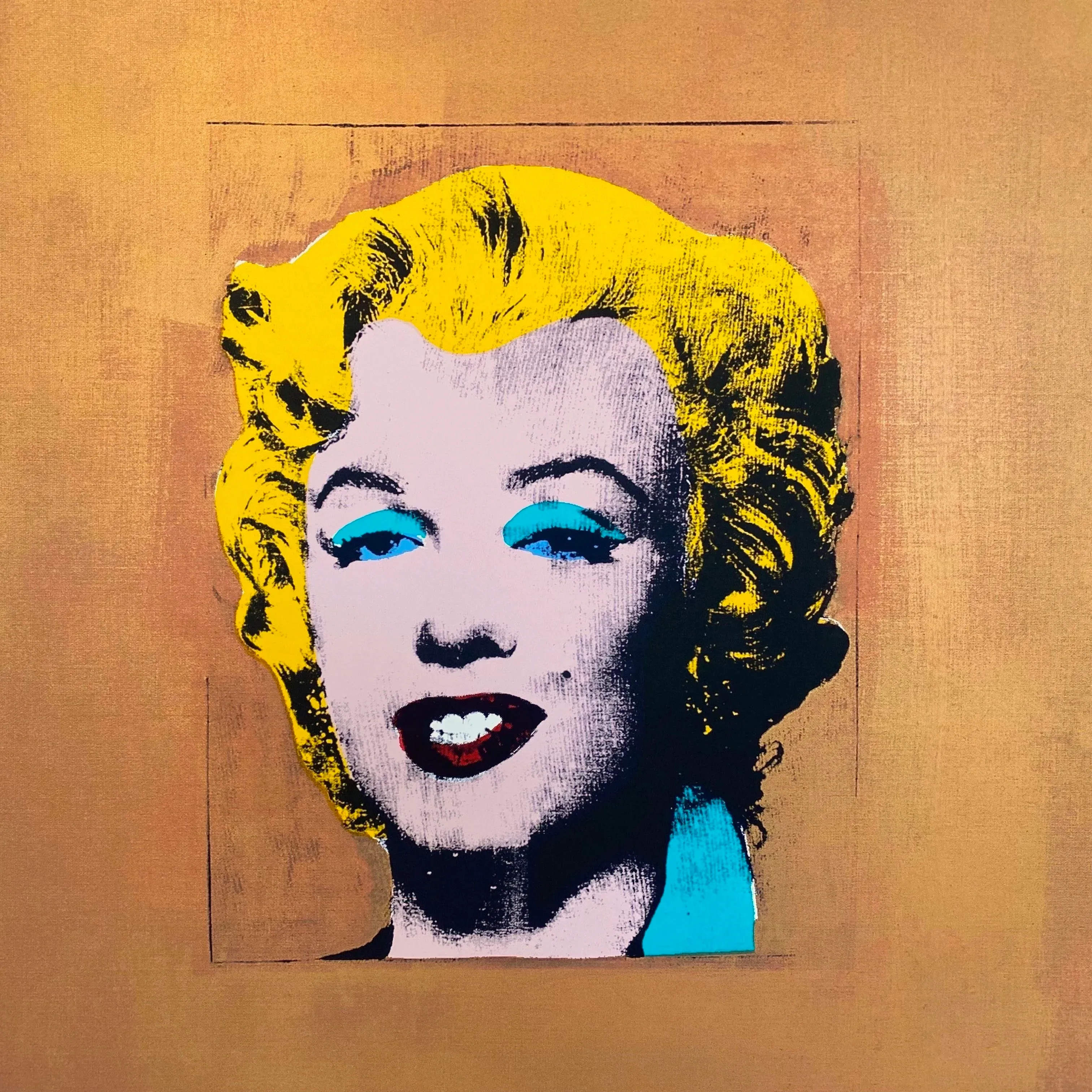 Andy Warhol Estate Vintage 1999 Pop Art Silkscreen Print Framed