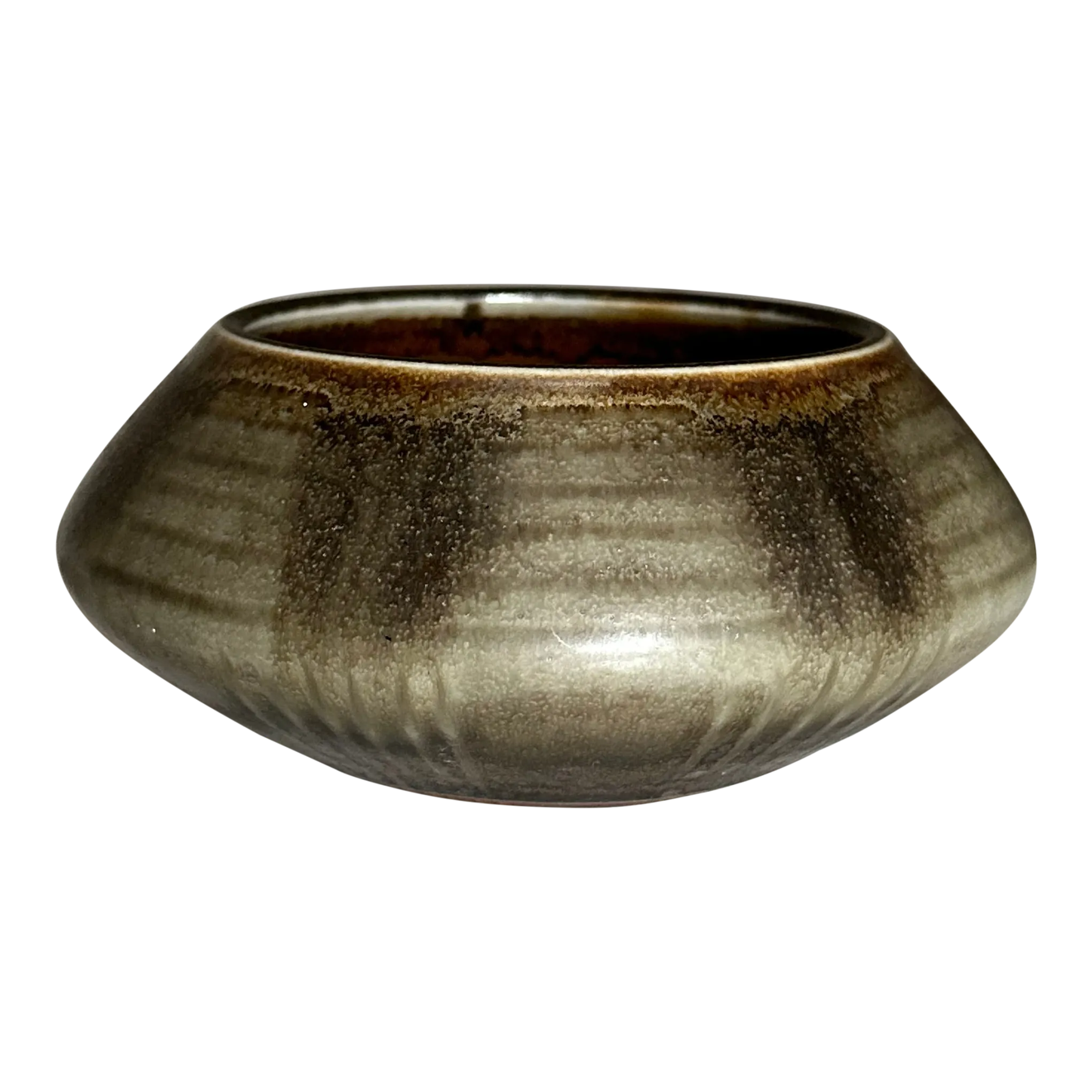 1950's Carl Harry Stålhane for Rörstrand Atelje Ceramic Bowl/ Low Vase