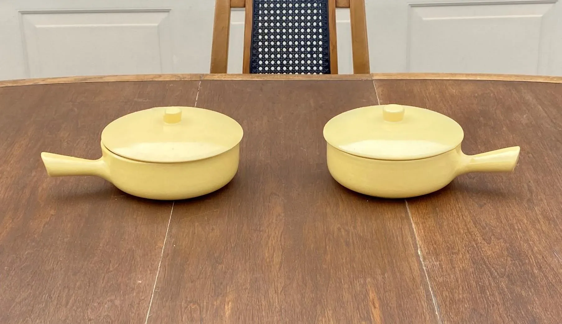 La Solana Pottery Vintage Vintage Mid-Century Modern La Solana Lidded  Casserole Dishes- Set