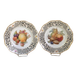 1940s Set of 2 Vintage Schumann Germany Porcelain Plates