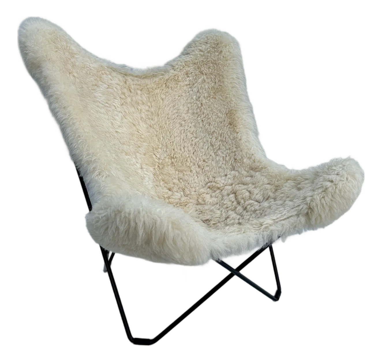 Vintage BKF Butterfly Chair W/ Original Shearling Seat