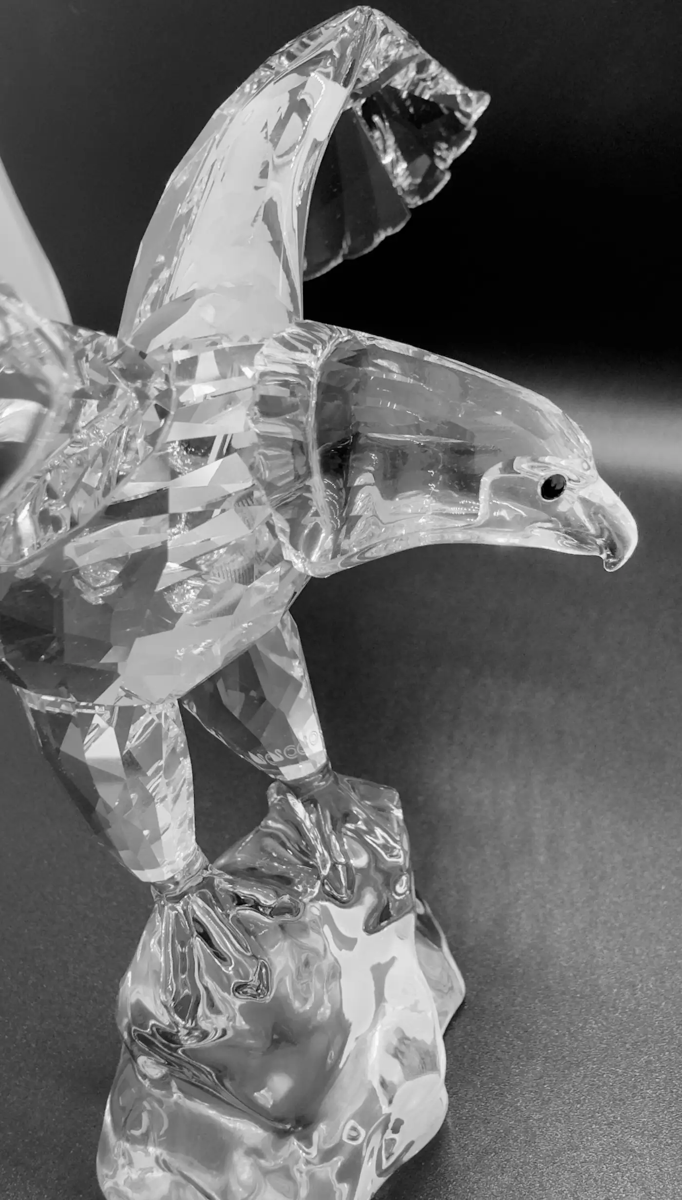Rare Swarovski Crystal Eagle Figurine by Anton Hirzinger